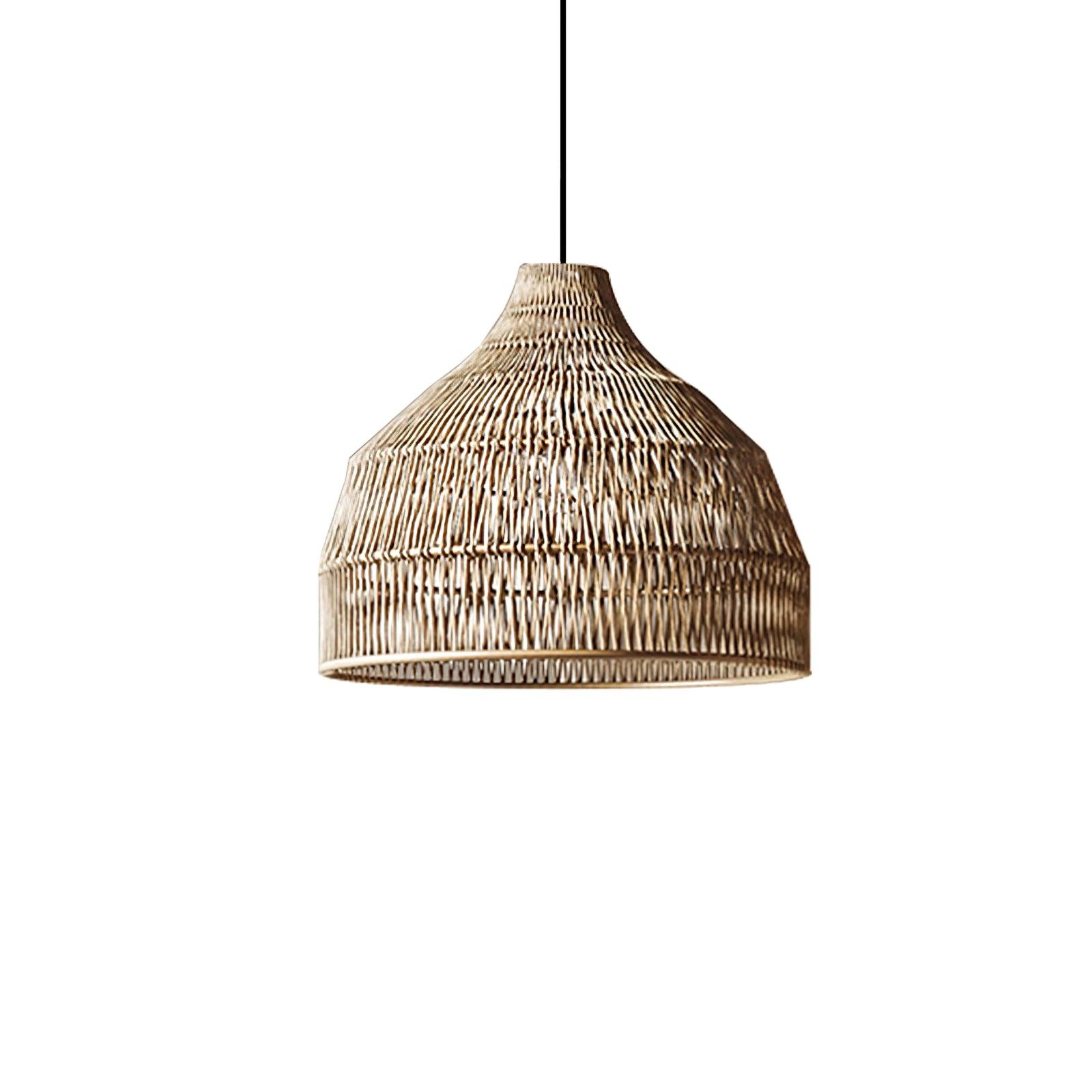 Wickora Vintage Wicker Pendant Lamp - Letslighting