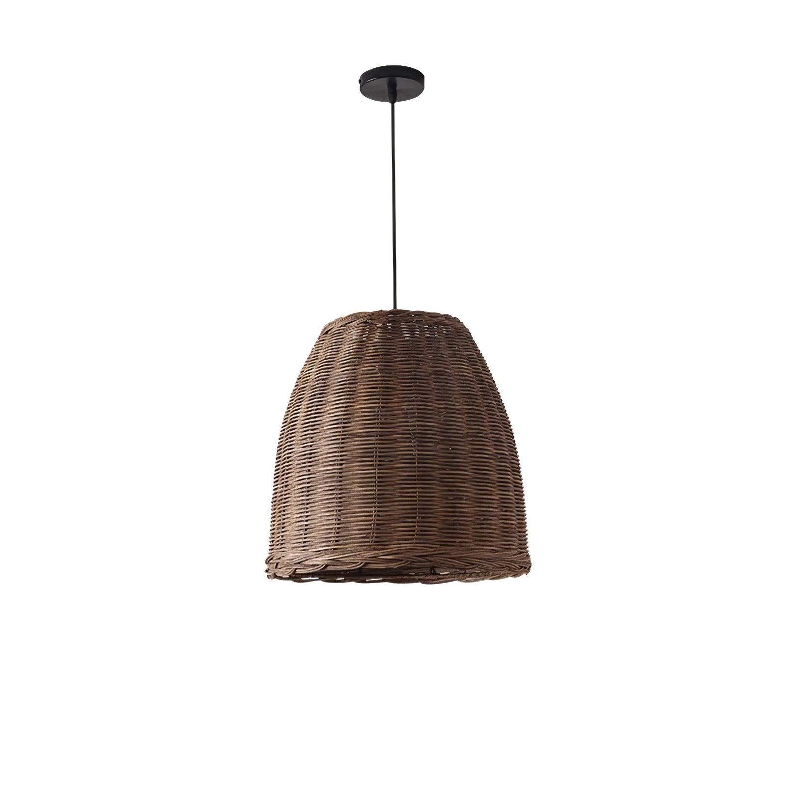 Wickora Vintage Wicker Pendant Lamp - Letslighting
