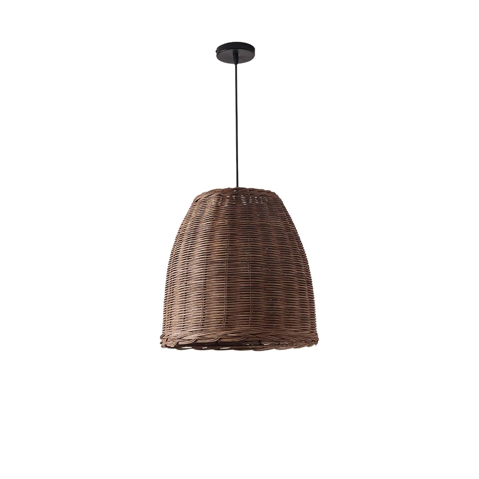 Wickora Vintage Wicker Pendant Lamp - Letslighting