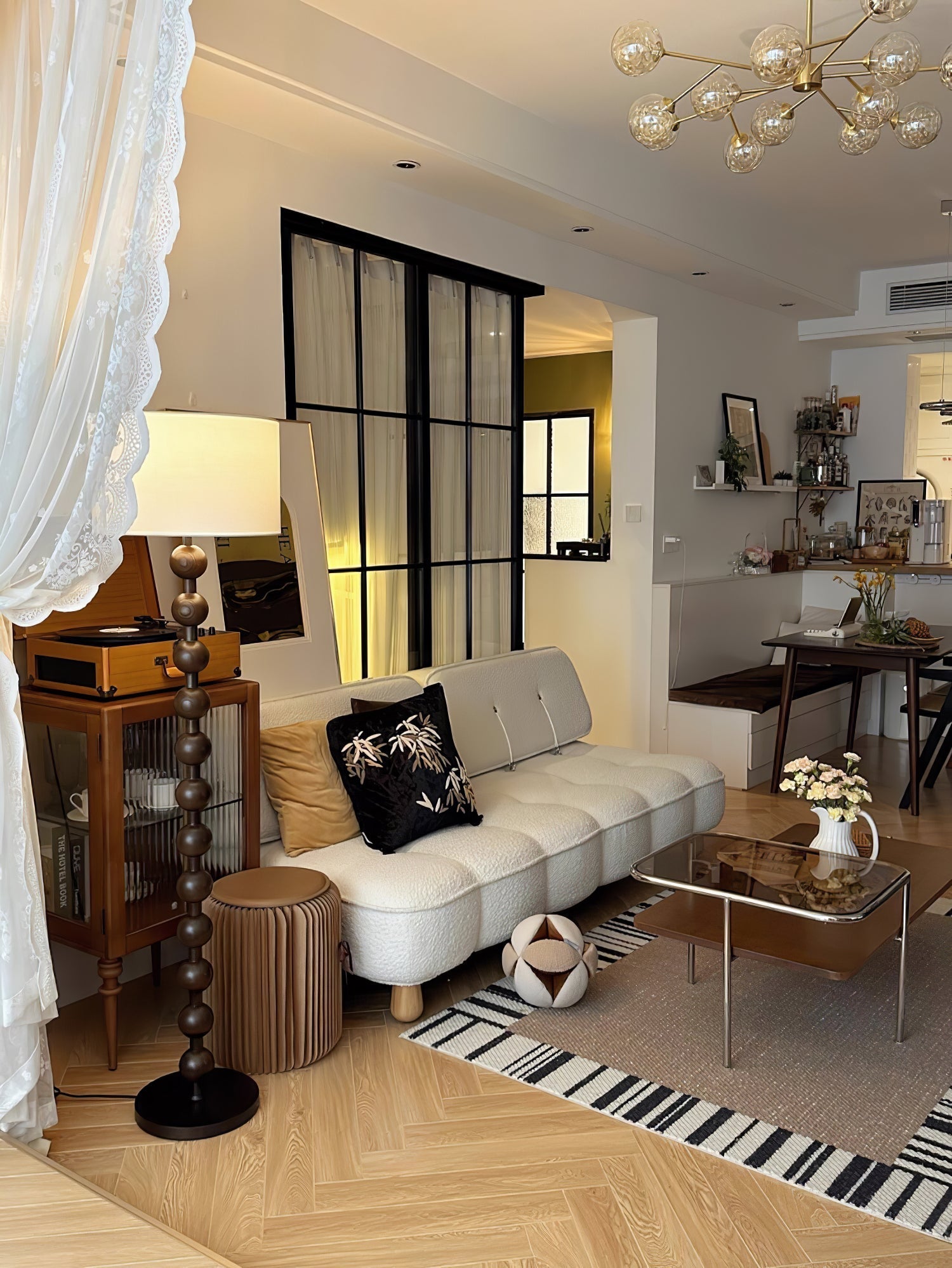 Pira Wood Fabric Floor Lamp - Letslighting