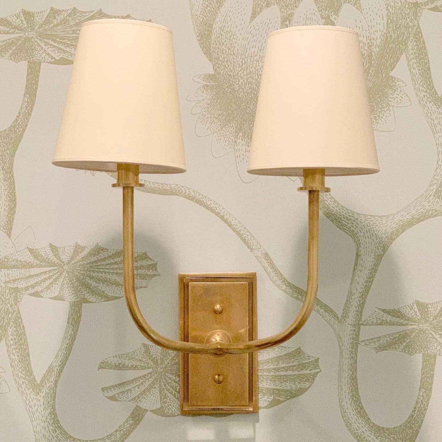 Silva Tapered Shade Wall Lamp Fabric