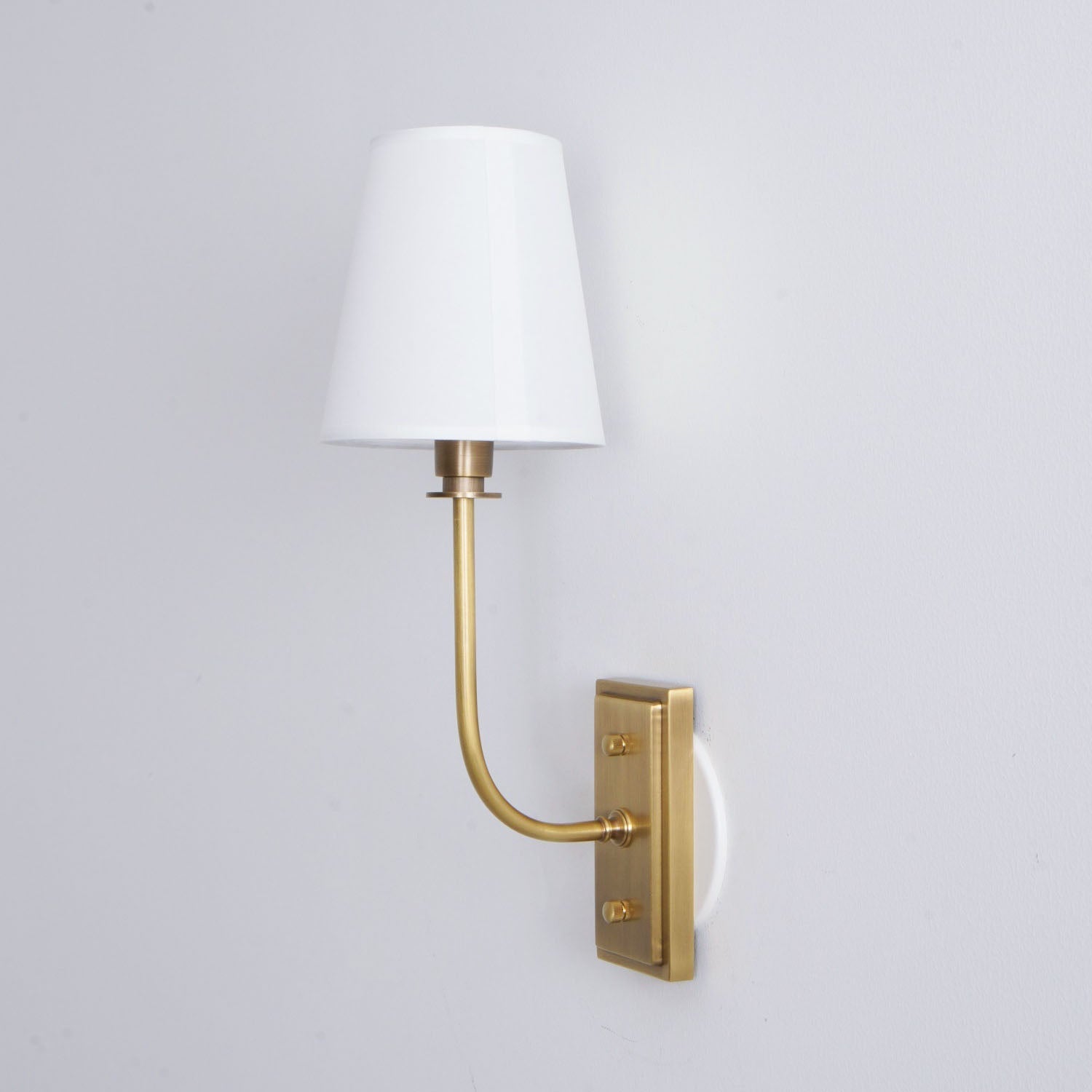 Silva Tapered Shade Wall Lamp Fabric