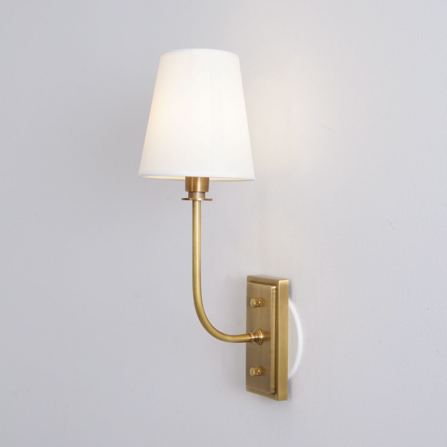 Silva Tapered Shade Wall Lamp Fabric