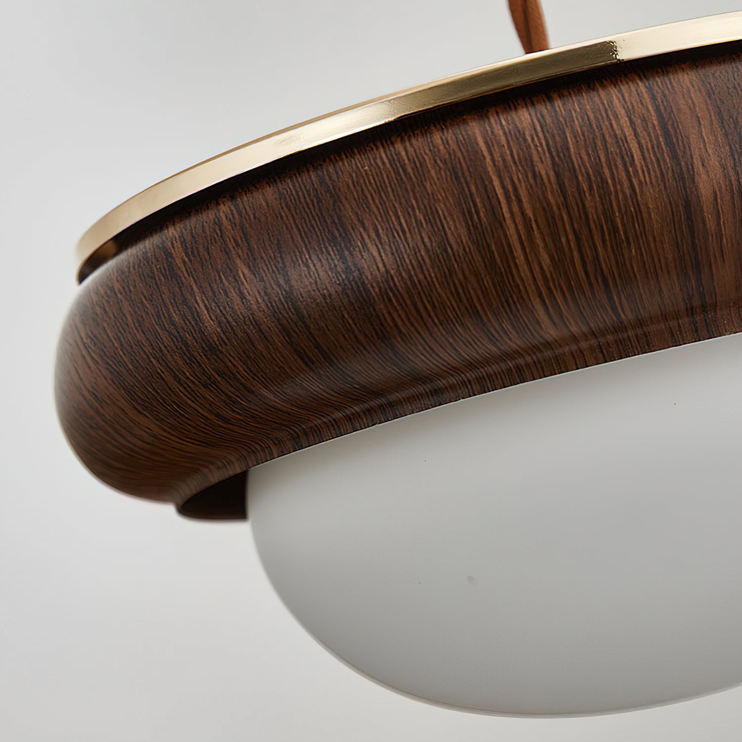Quillon Wood Ring Pendant Lamp - Letslighting