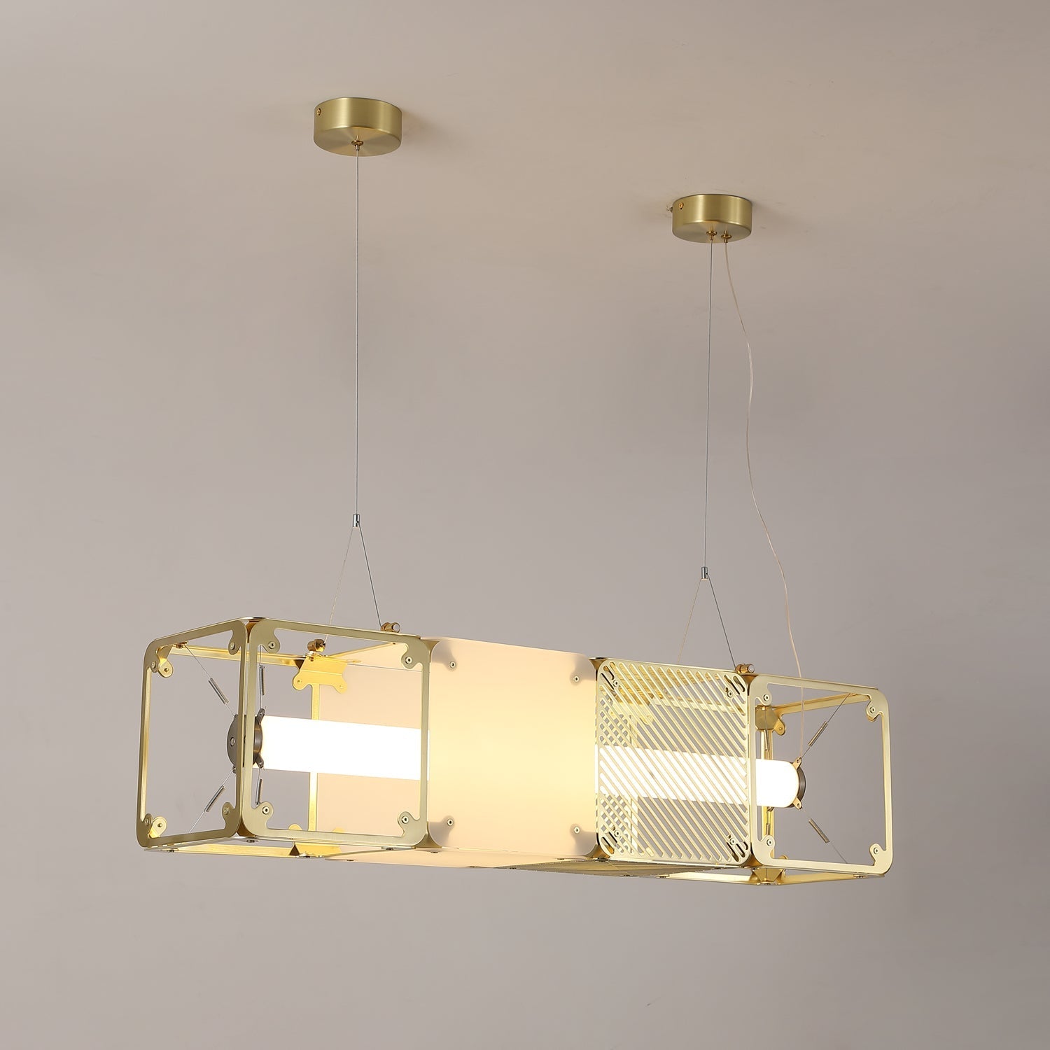 Atheor Premium Nordic Art Brass Pendant Lamp - Letslighting