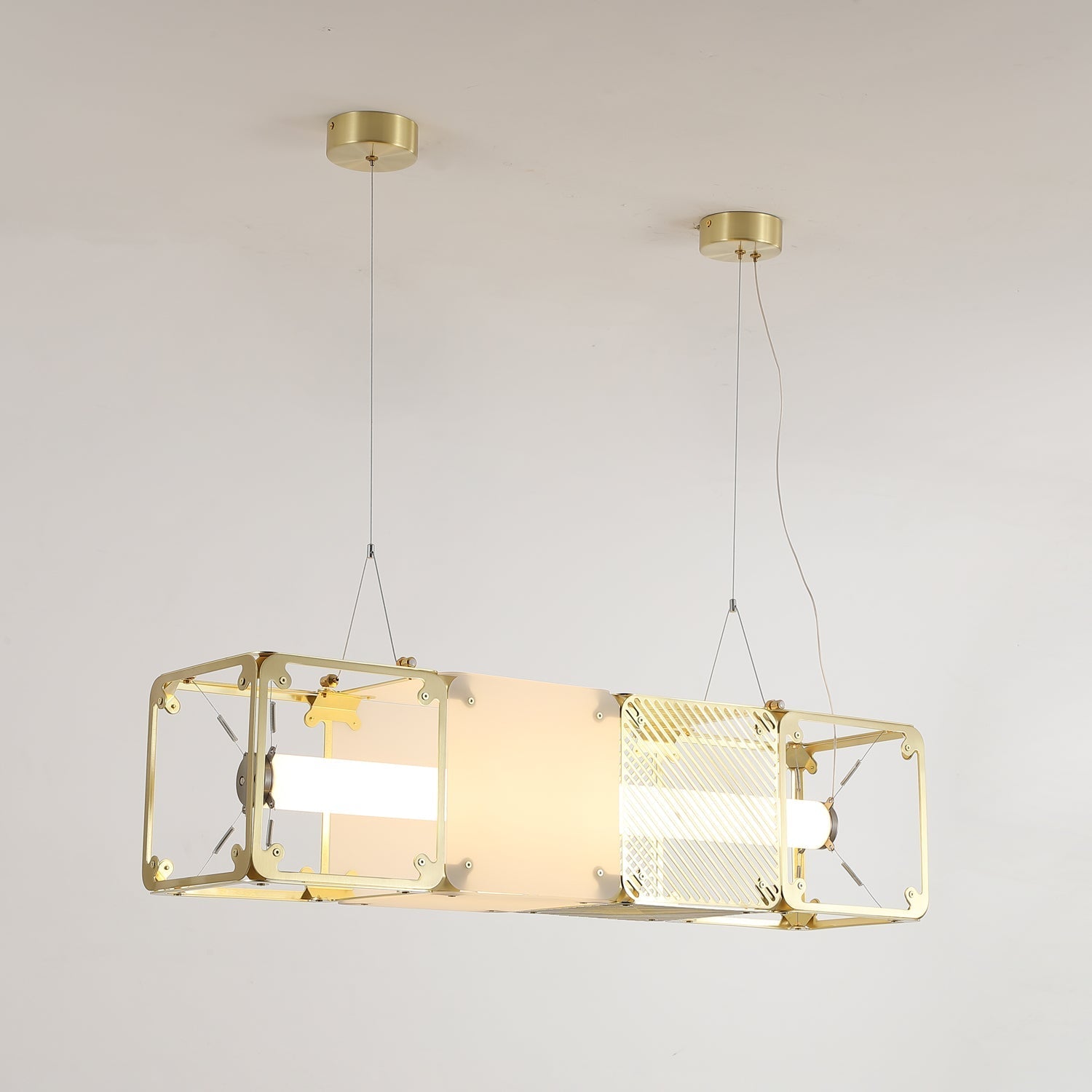 Atheor Premium Nordic Art Brass Pendant Lamp - Letslighting
