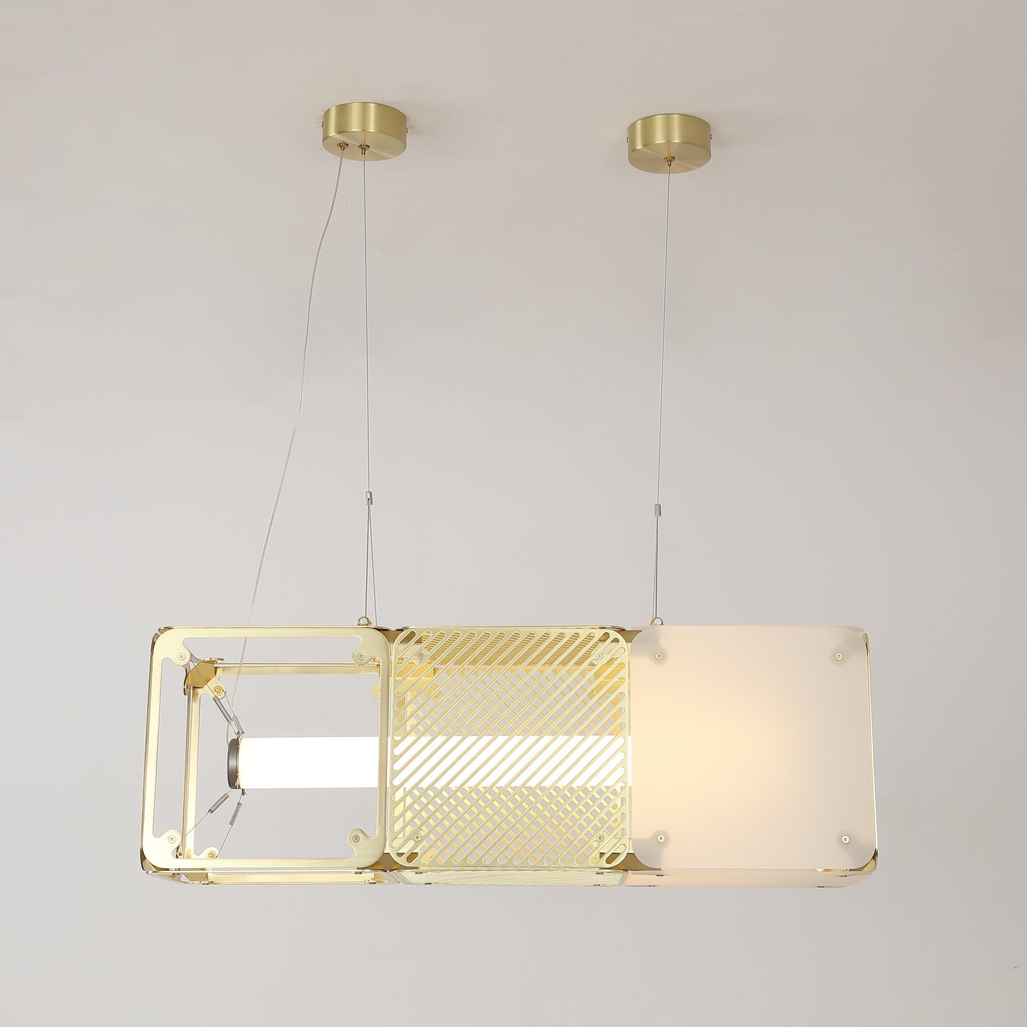 Atheor Premium Nordic Art Brass Pendant Lamp - Letslighting