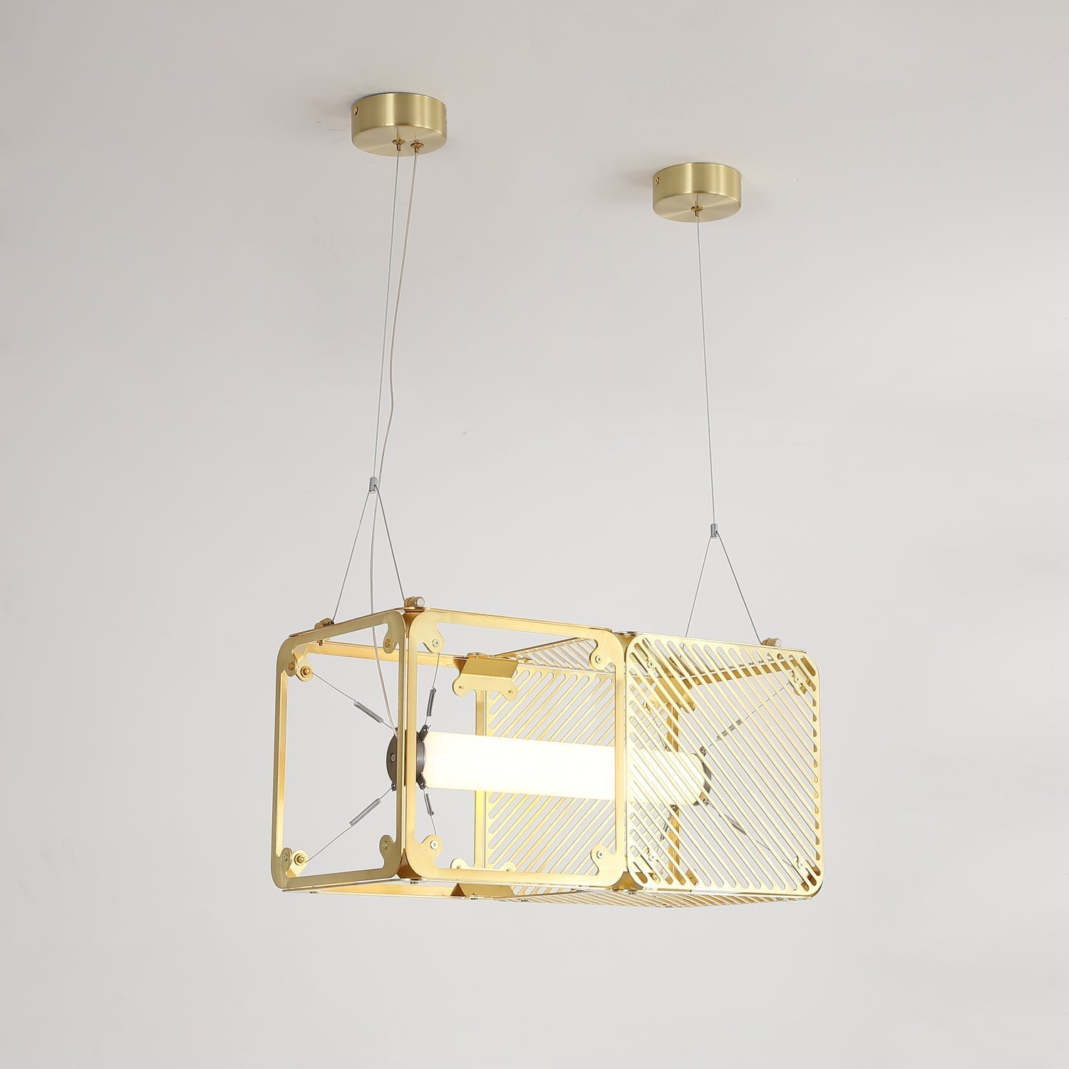 Atheor Premium Nordic Art Brass Pendant Lamp - Letslighting