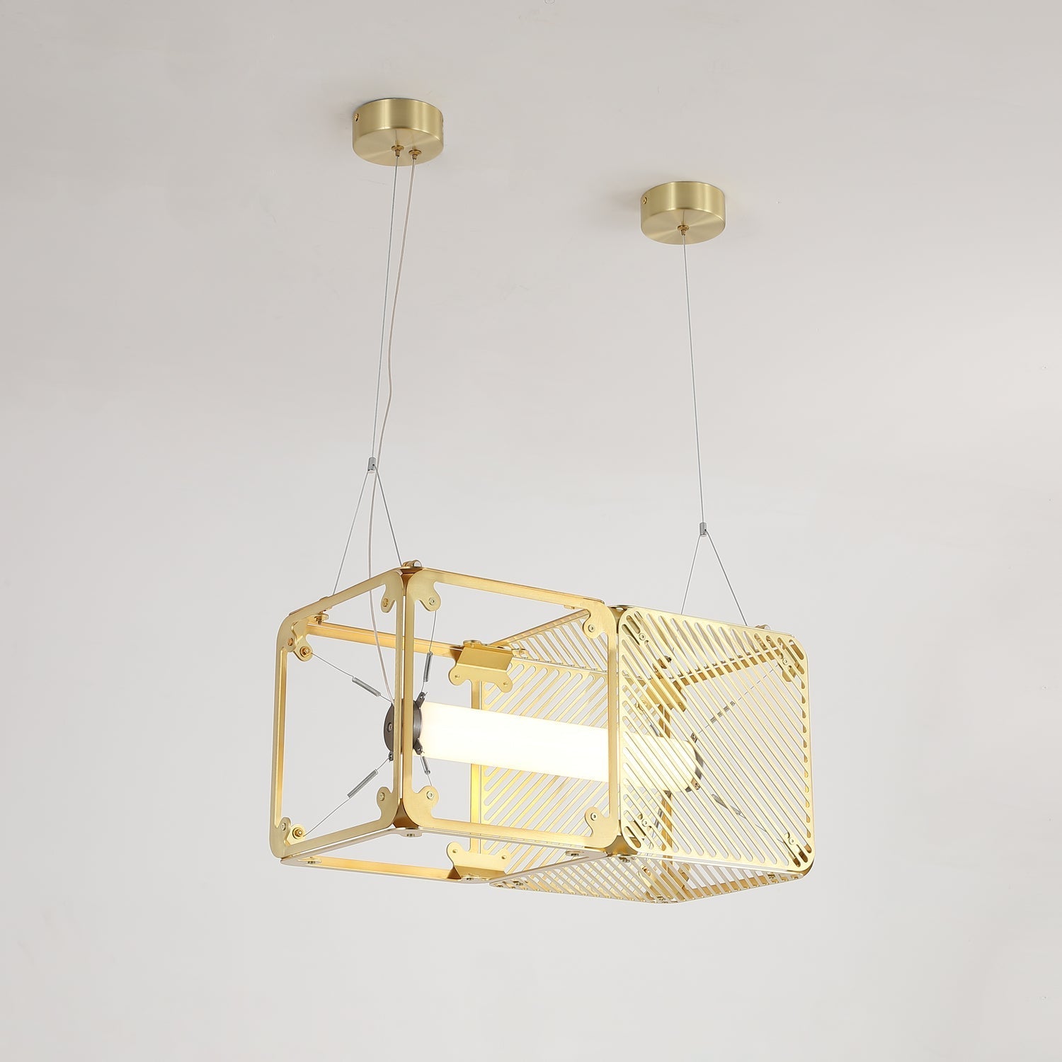 Atheor Premium Nordic Art Brass Pendant Lamp - Letslighting