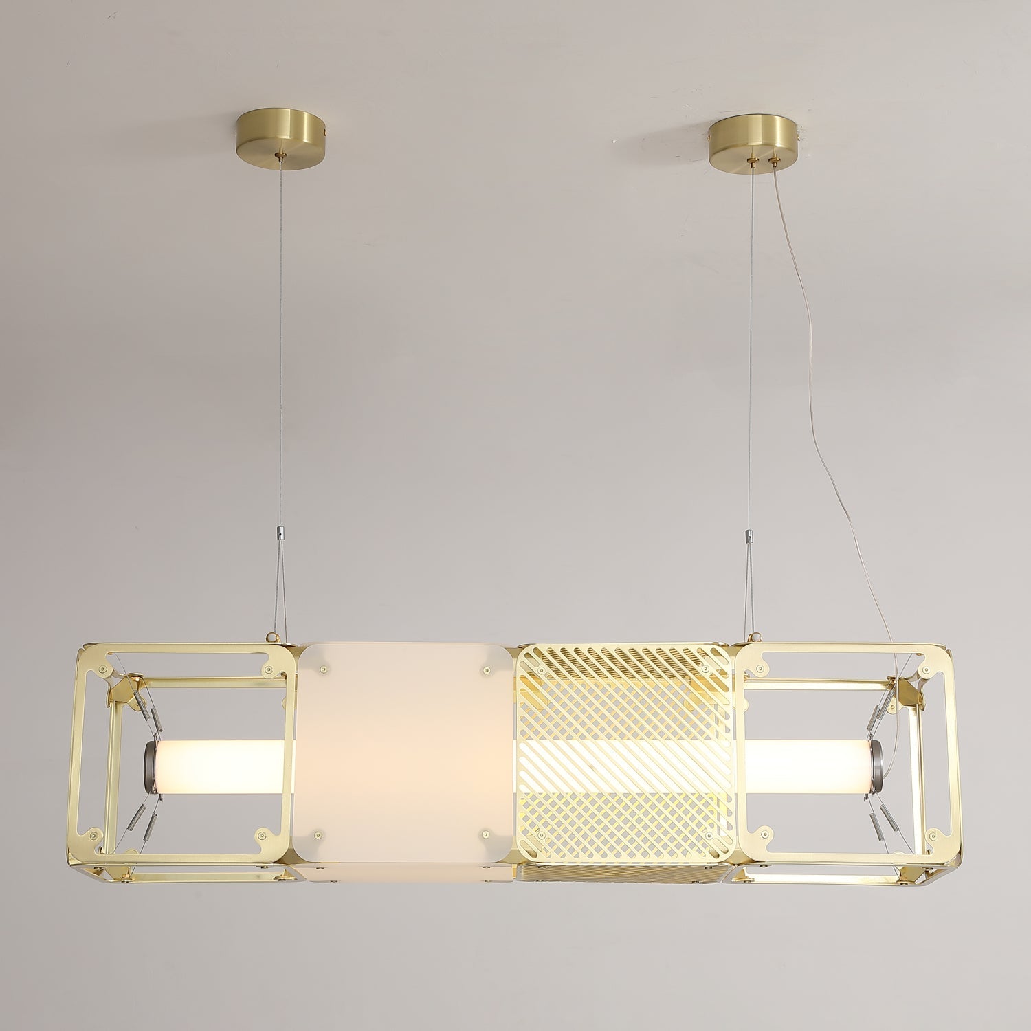 Atheor Premium Nordic Art Brass Pendant Lamp - Letslighting