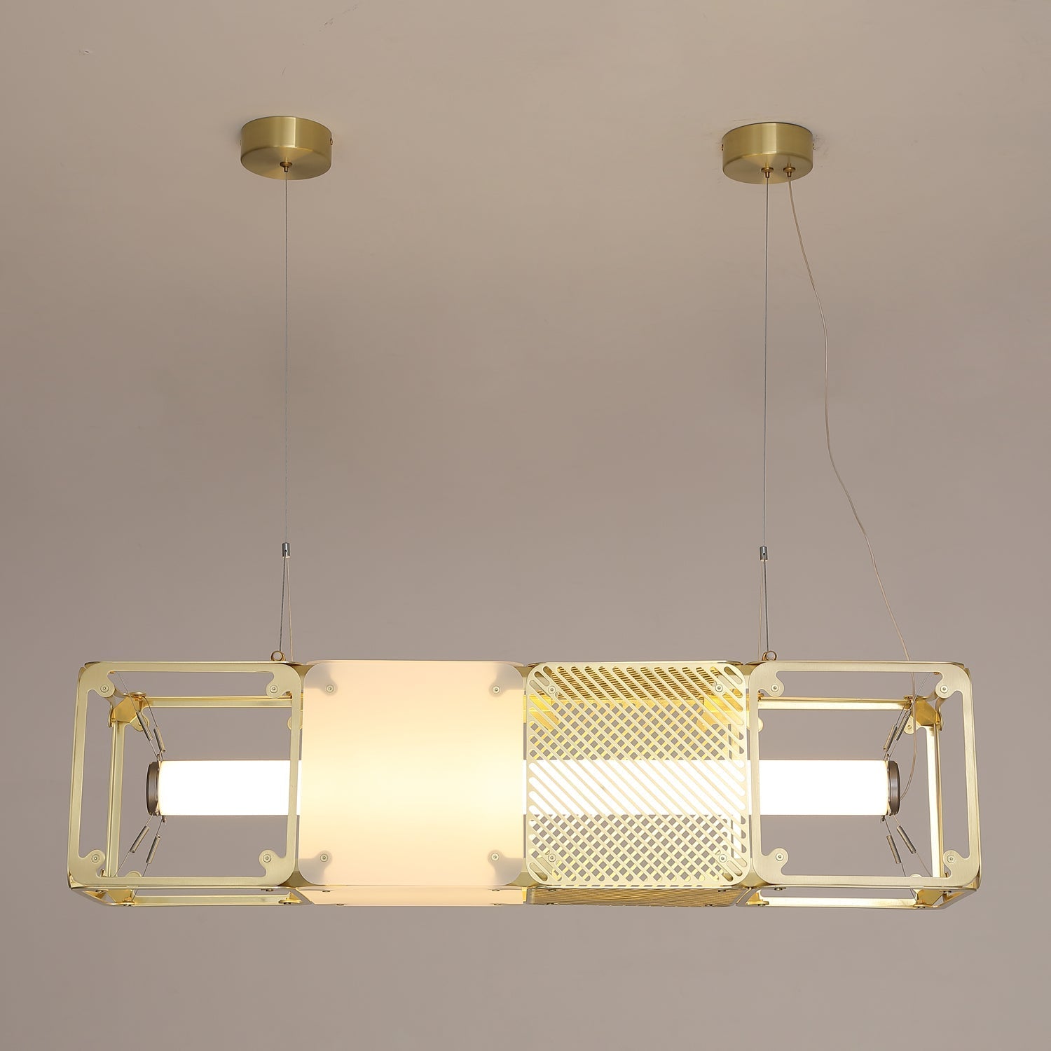 Atheor Premium Nordic Art Brass Pendant Lamp - Letslighting