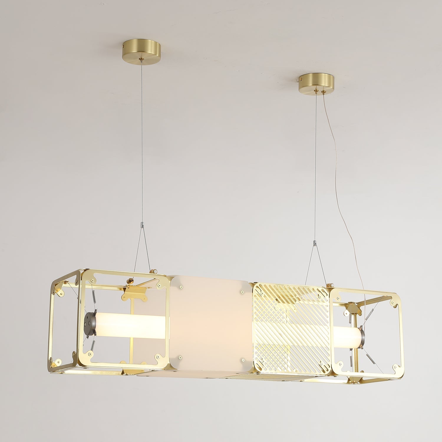 Atheor Premium Nordic Art Brass Pendant Lamp - Letslighting