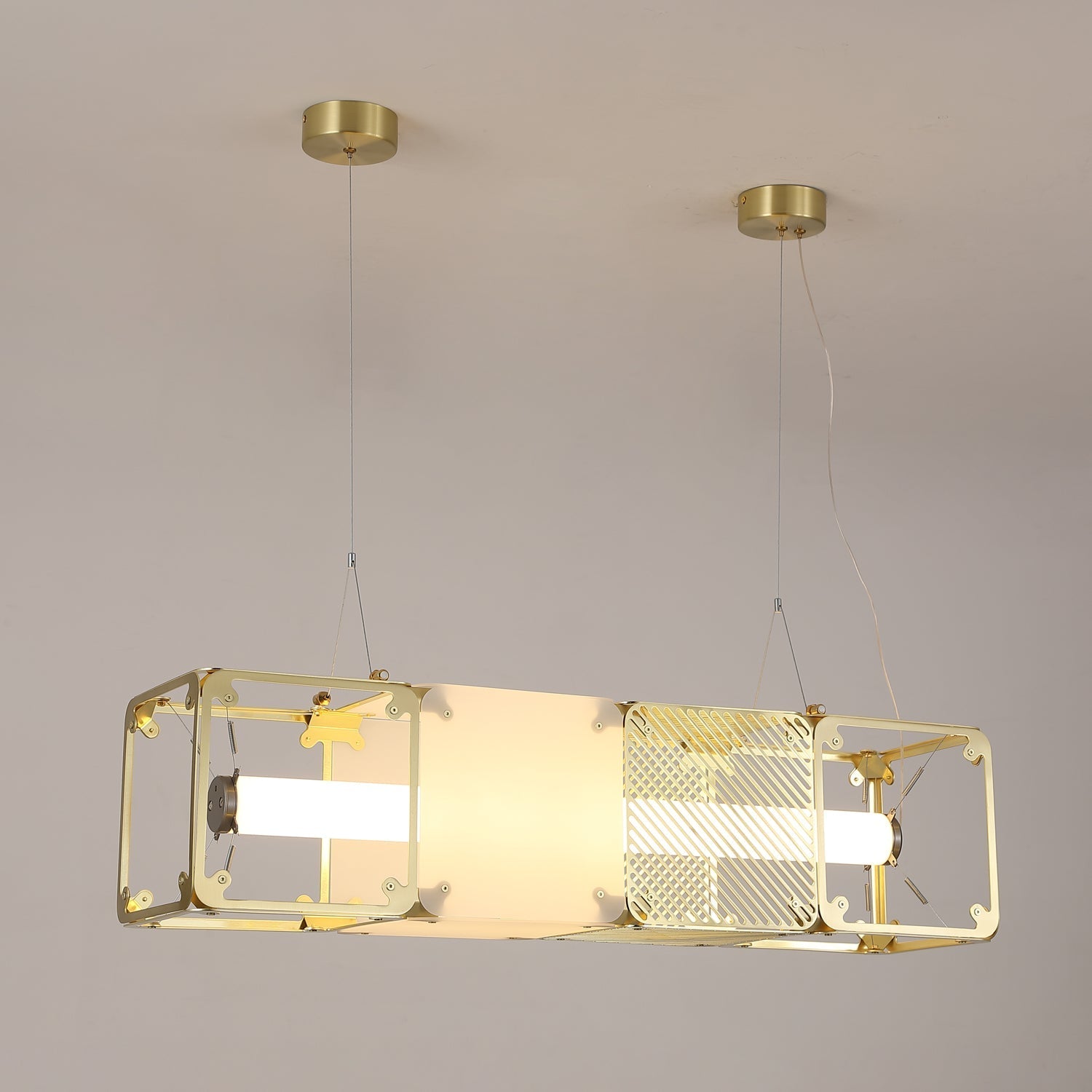 Atheor Premium Nordic Art Brass Pendant Lamp - Letslighting