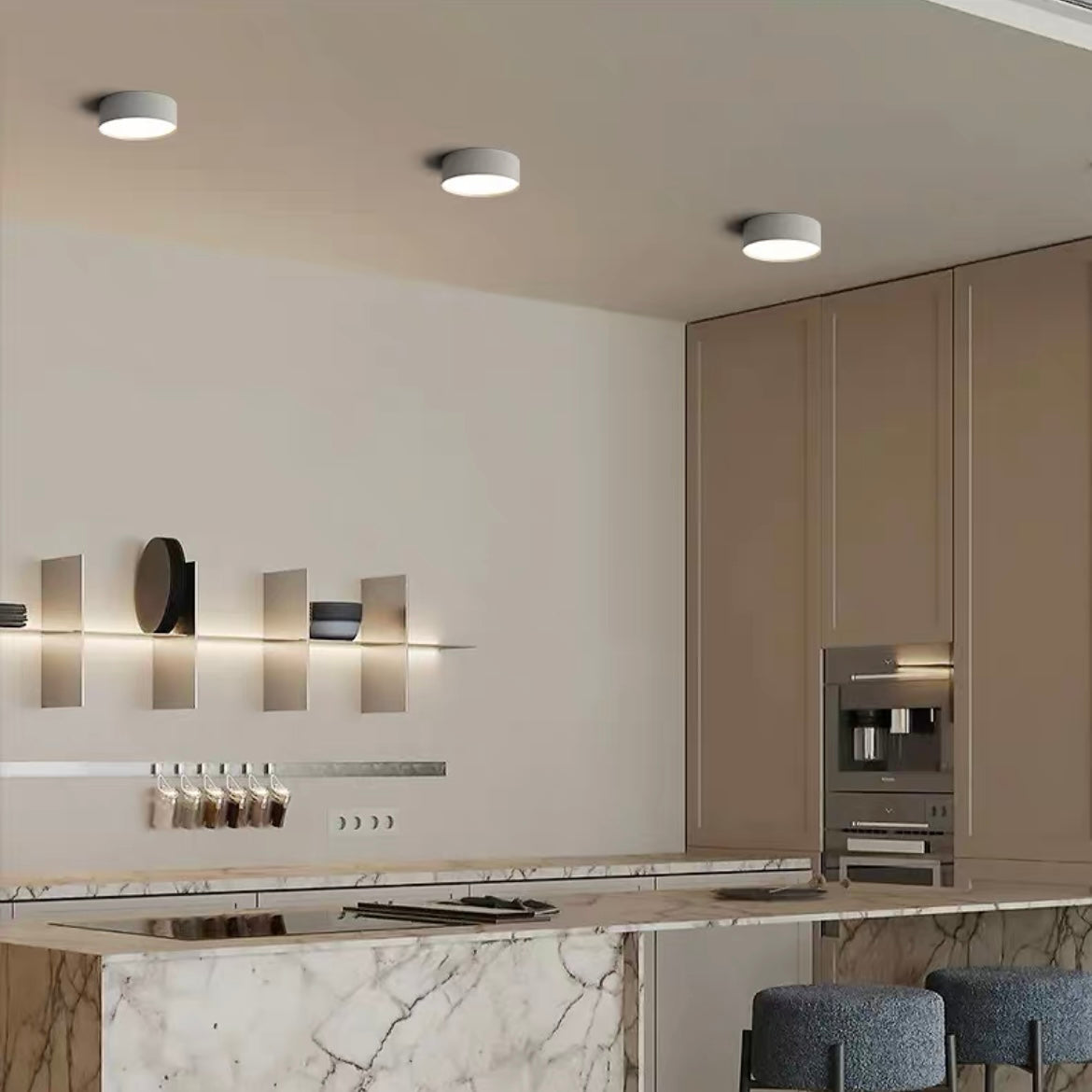 Arisha Flush Mount Ceiling Light Cylindrical Modern Acrylic Bedroom - Letslighting