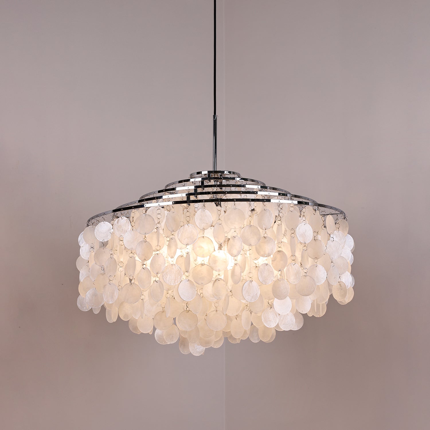 Lustra Pendant Lamp Round Shell Ring - Letslighting