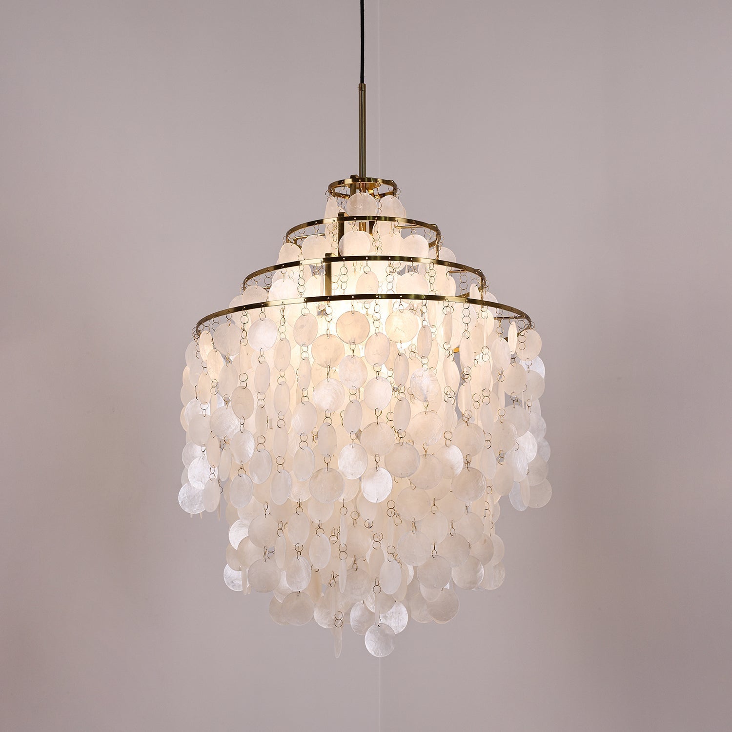 Lustra Pendant Lamp Round Shell Ring - Letslighting