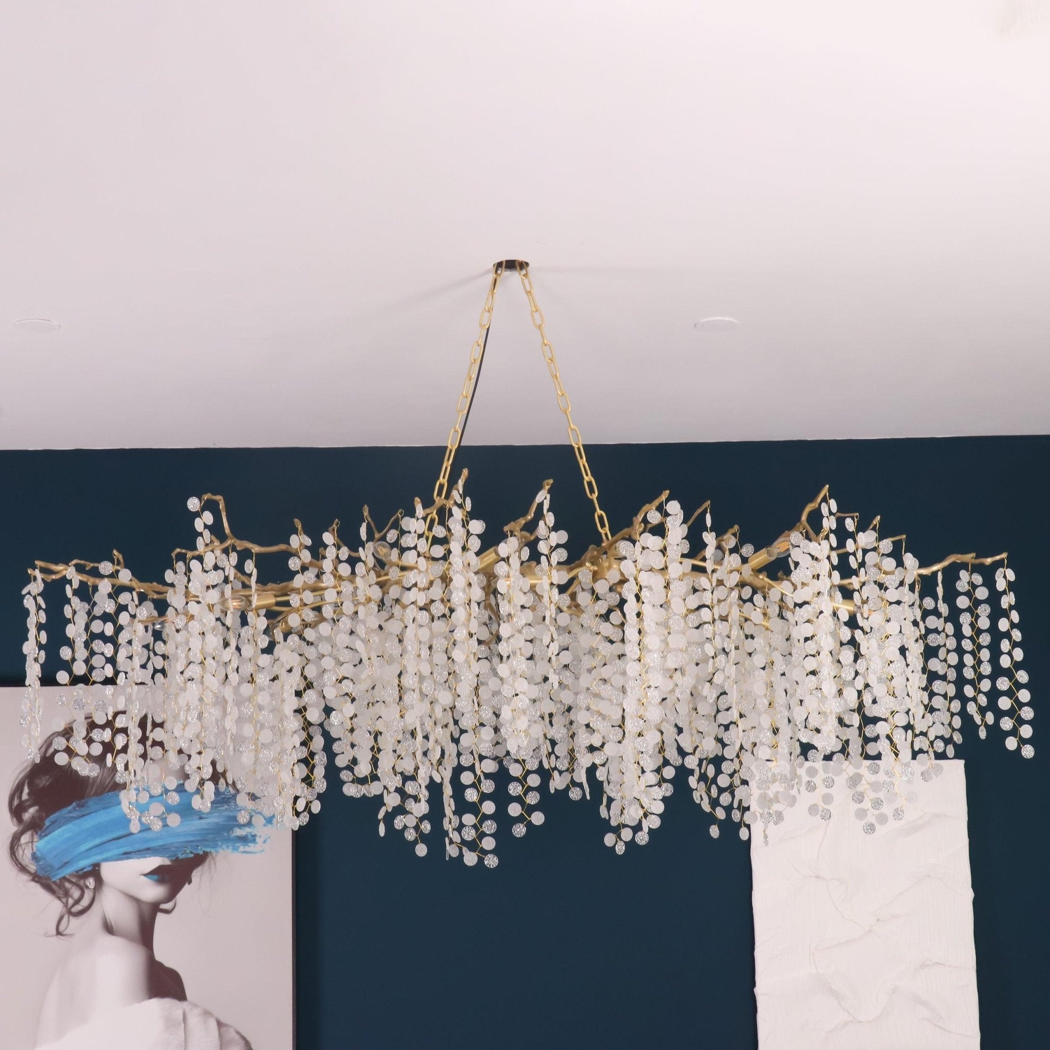 Lustra Pendant Lamp Crystal Dewdrop - Letslighting