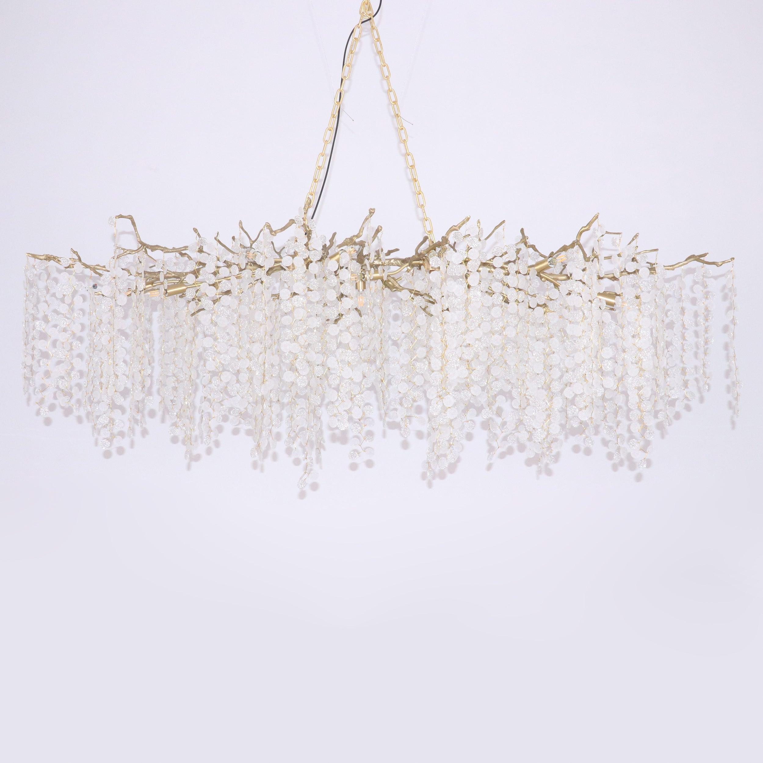 Lustra Pendant Lamp Crystal Dewdrop - Letslighting