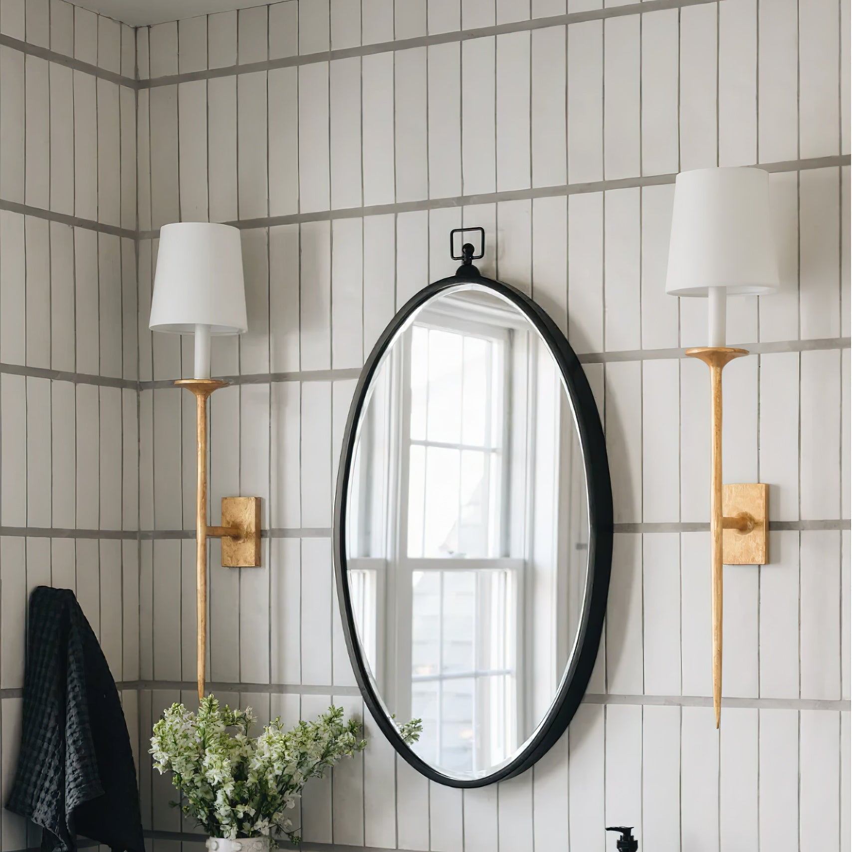 Velirara Vintage Industrial Brass Fabric Wall Lamp - Letslighting
