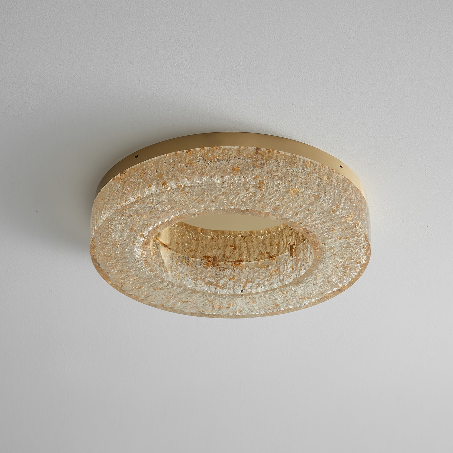 Ashaionis Ice Crack Circle Resin Ceiling Lamp - Letslighting