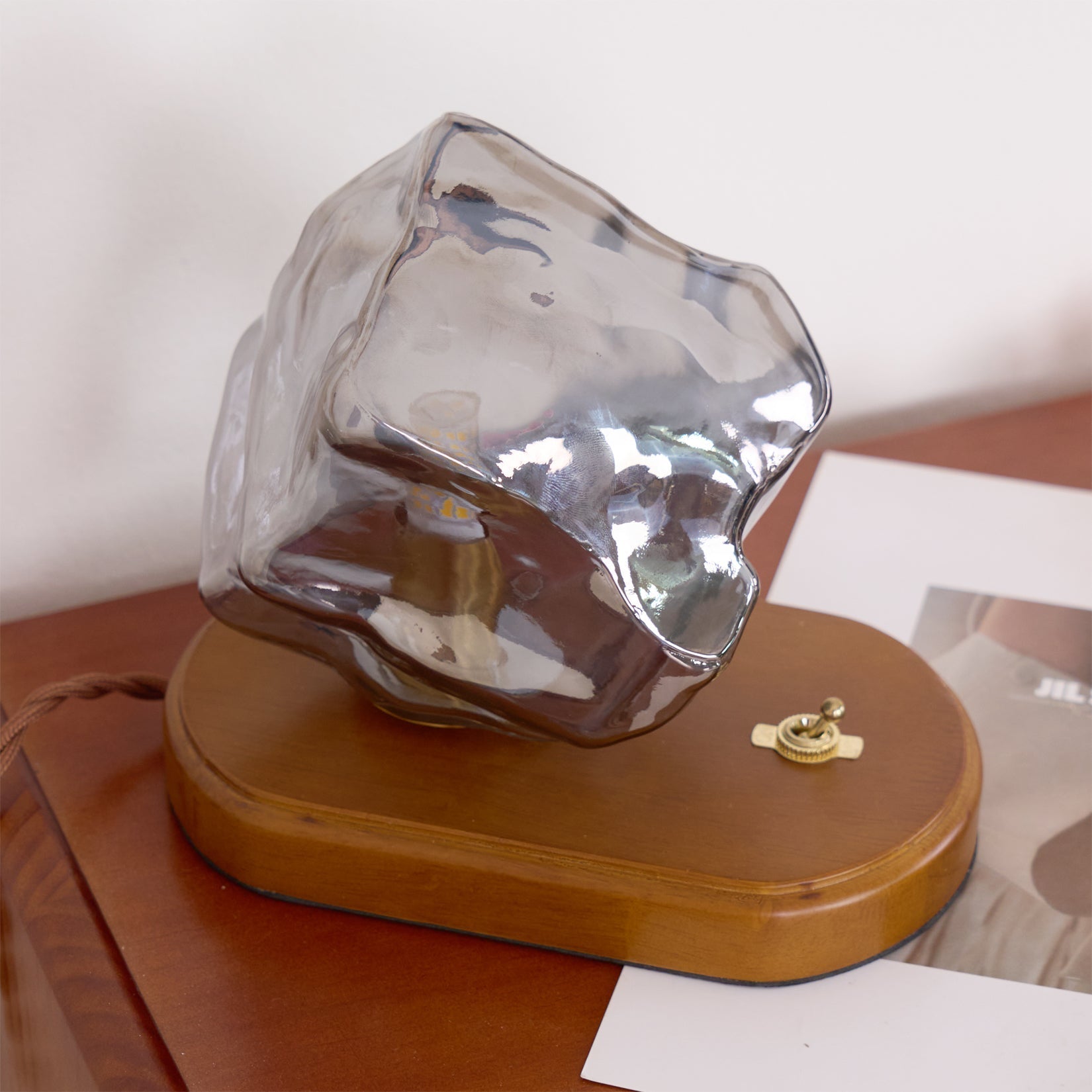 Maris Wood Artistic Table Lamp - Letslighting