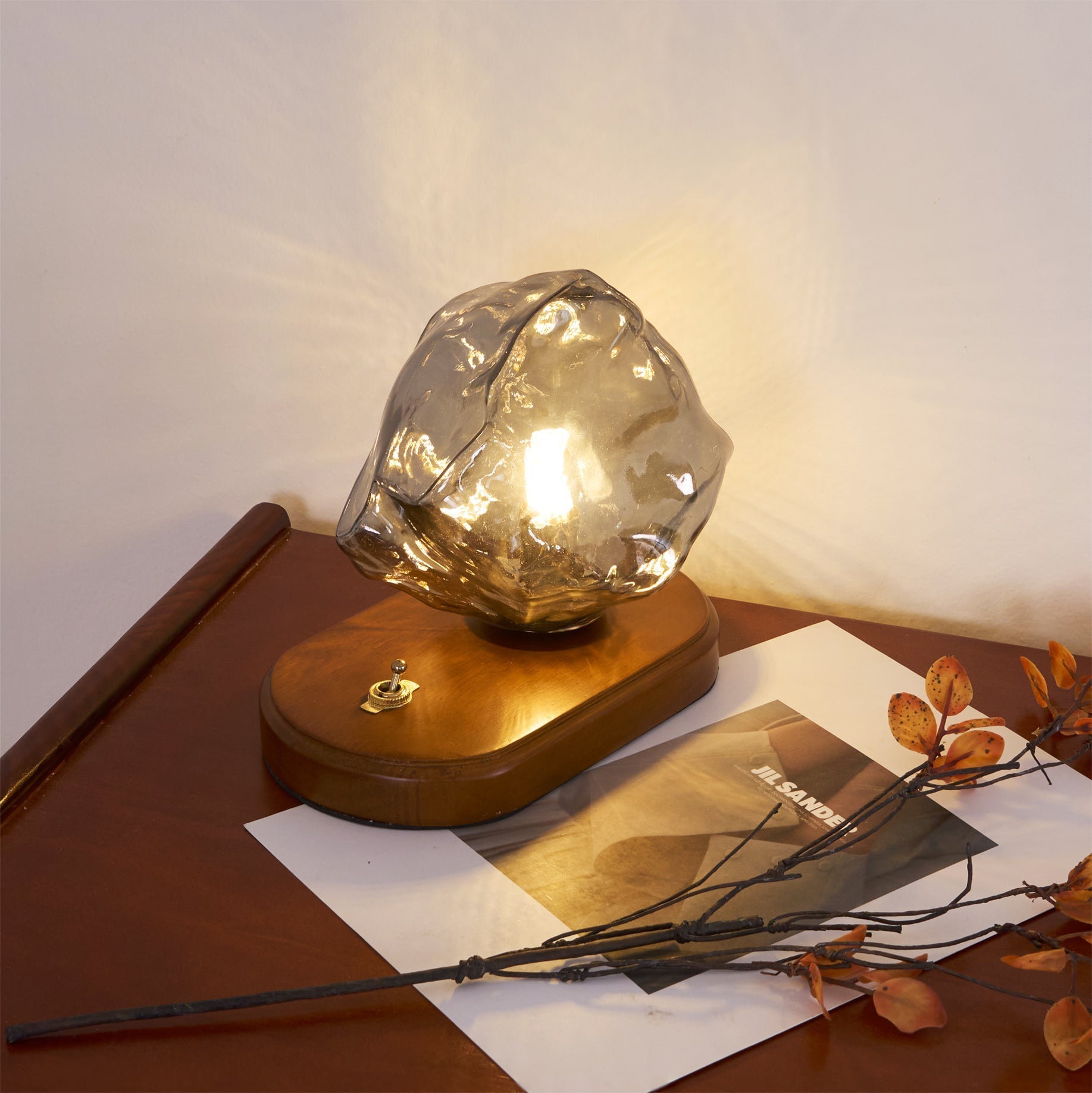 Maris Wood Artistic Table Lamp - Letslighting