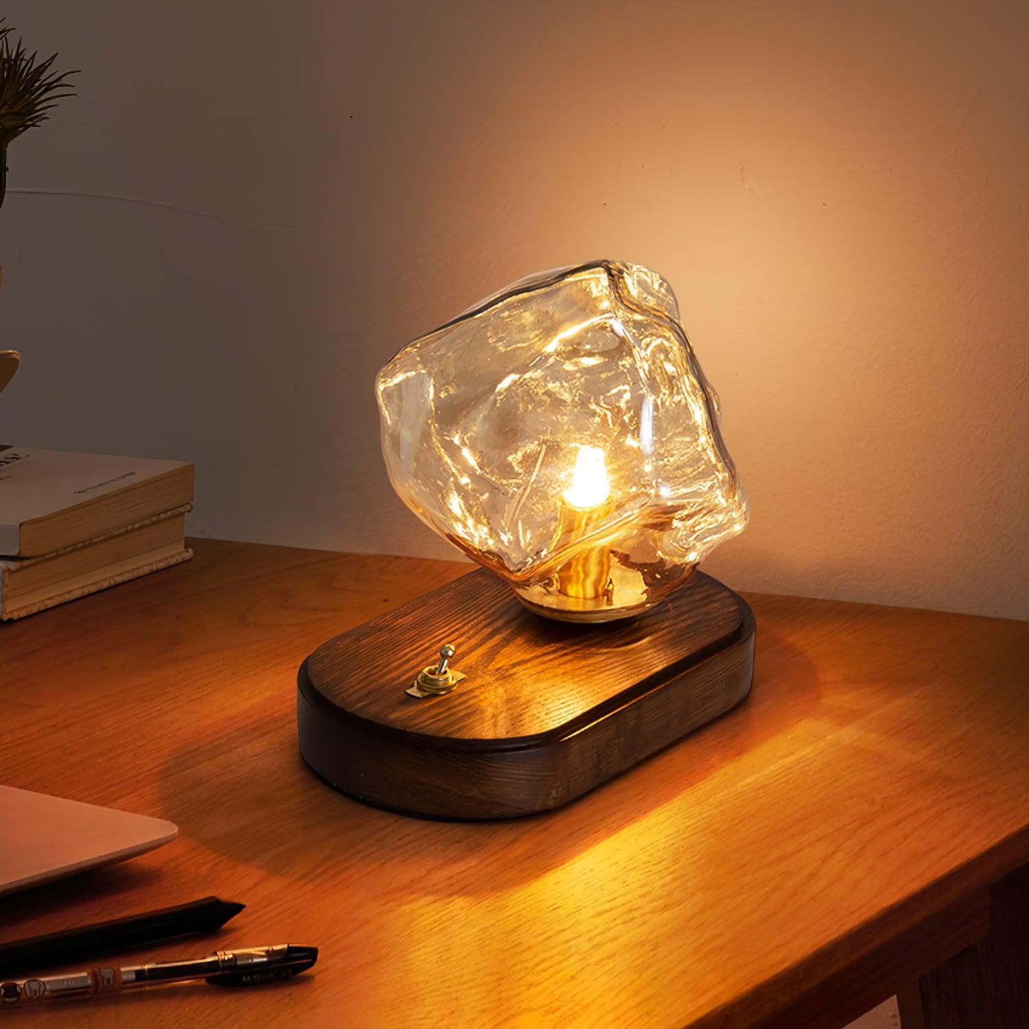Maris Wood Artistic Table Lamp - Letslighting