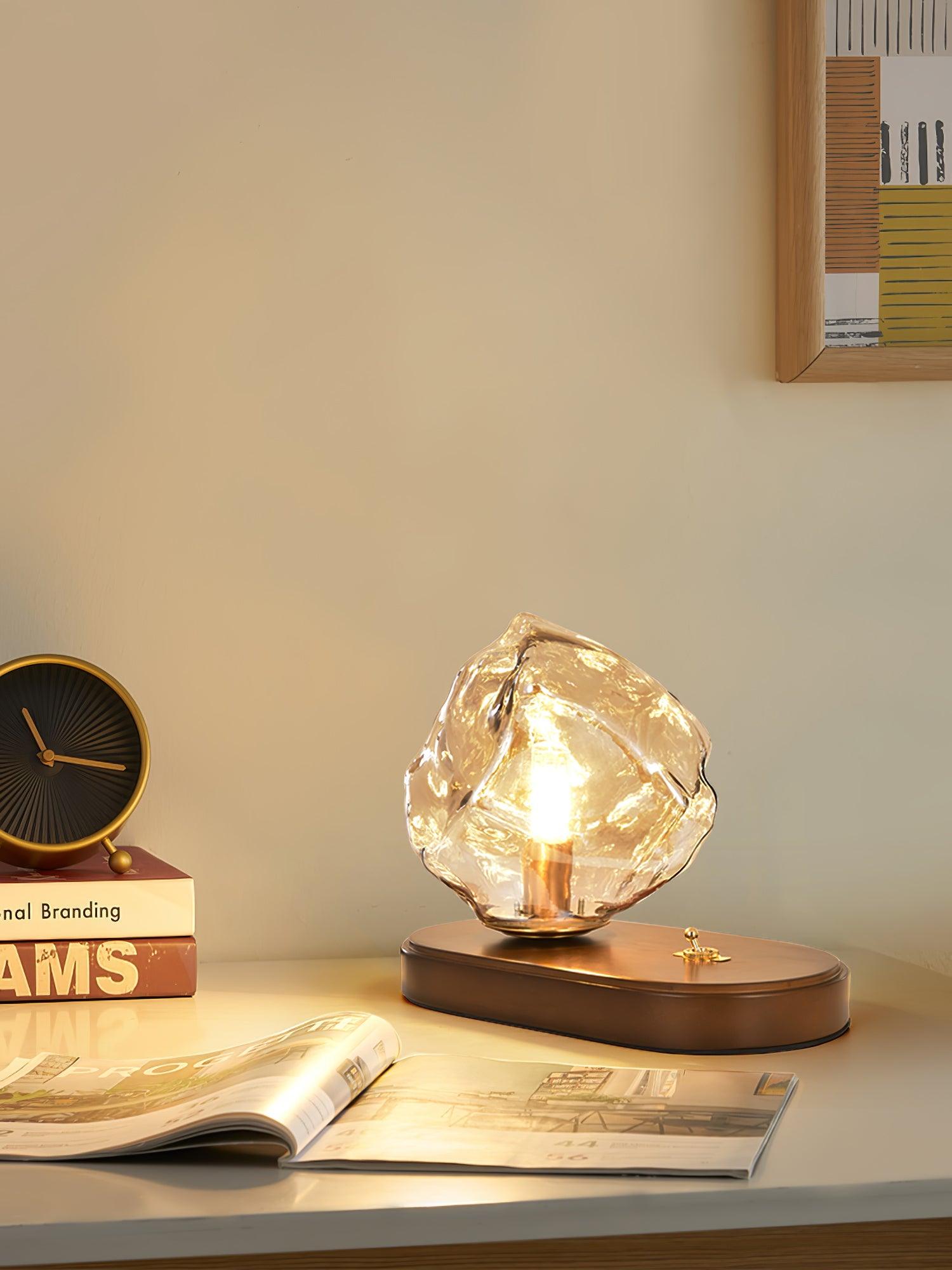 Maris Wood Artistic Table Lamp - Letslighting