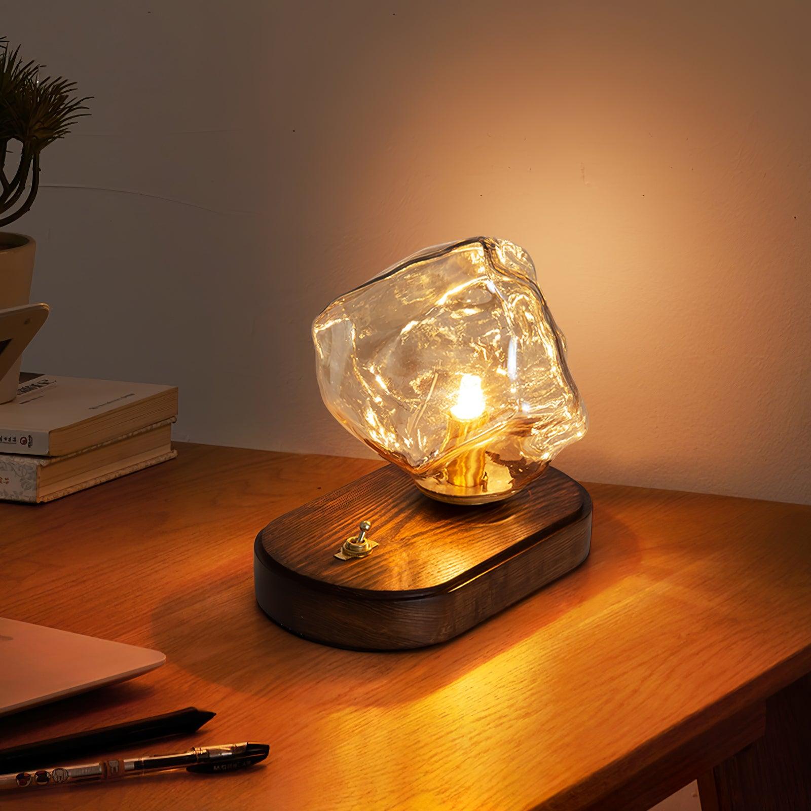 Maris Wood Artistic Table Lamp - Letslighting