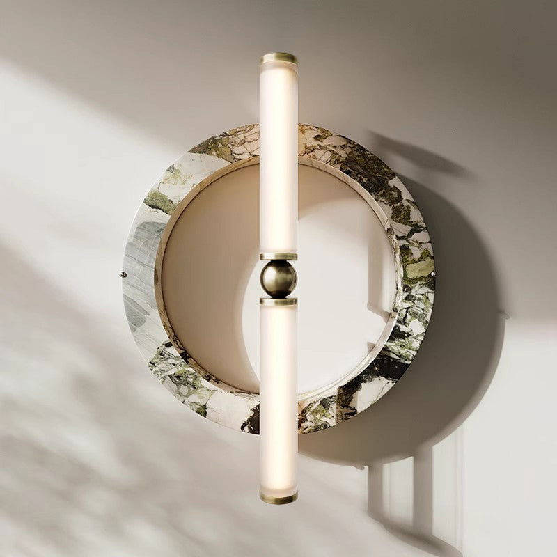 Mymira Modern Minimalist Ice Marble Wall Lamp - Letslighting