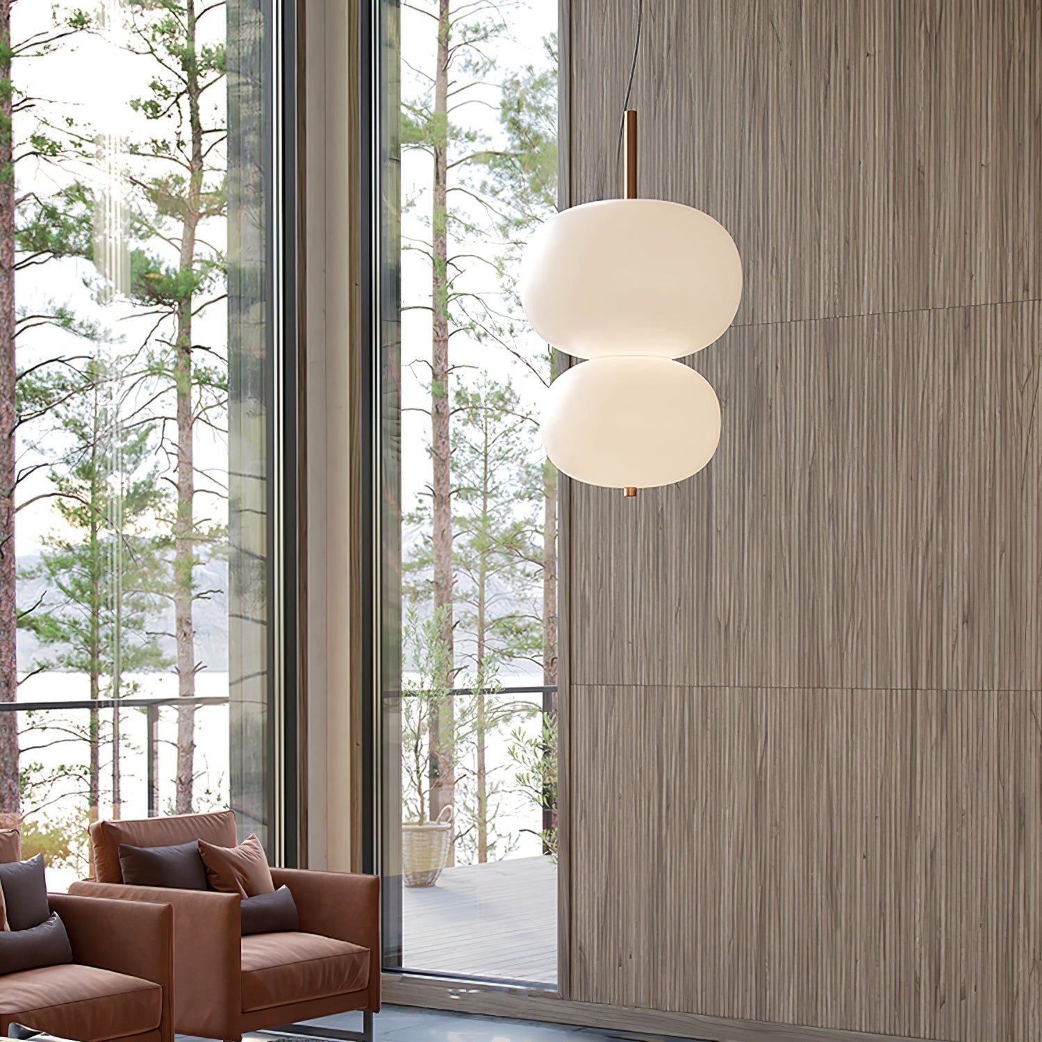 Duality Modern Glass Pendant Light - Letslighting