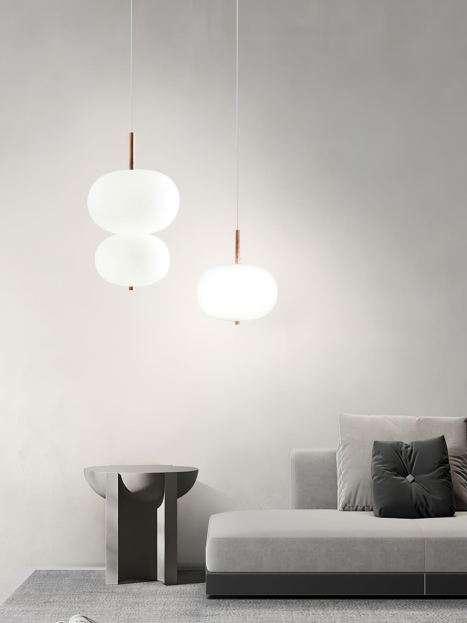 Duality Modern Glass Pendant Light - Letslighting