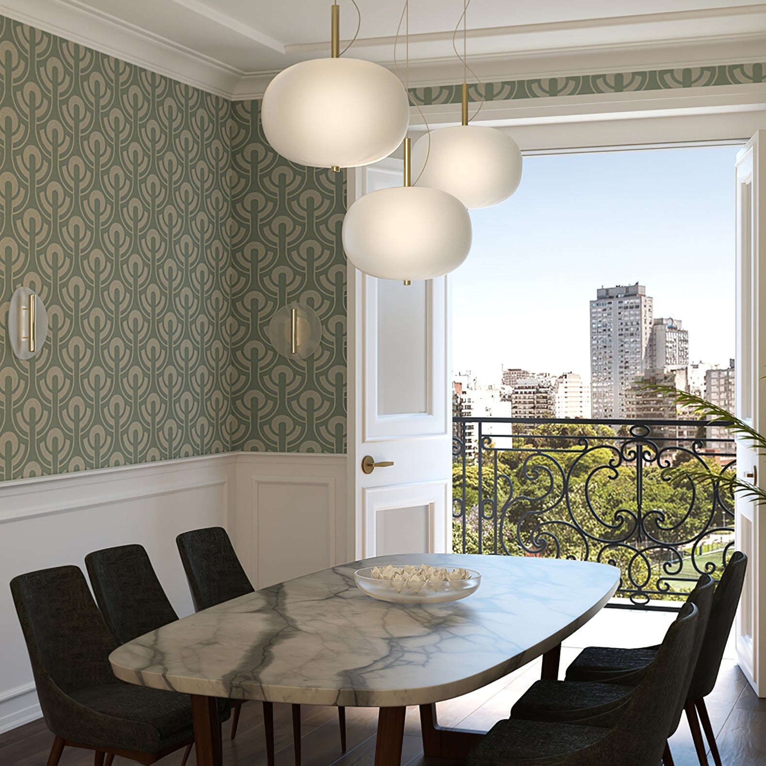 Duality Modern Glass Pendant Light - Letslighting