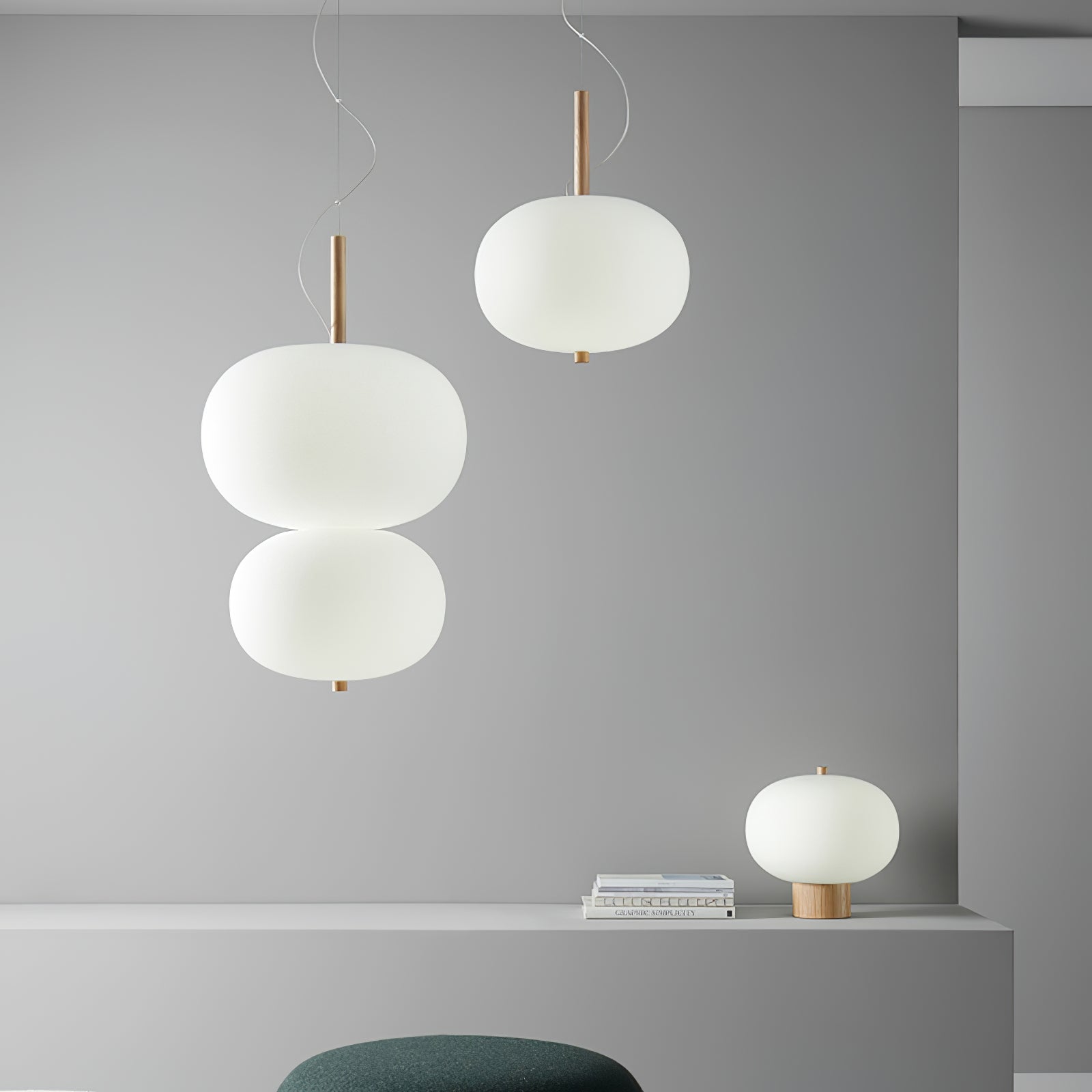 Duality Modern Glass Pendant Light - Letslighting
