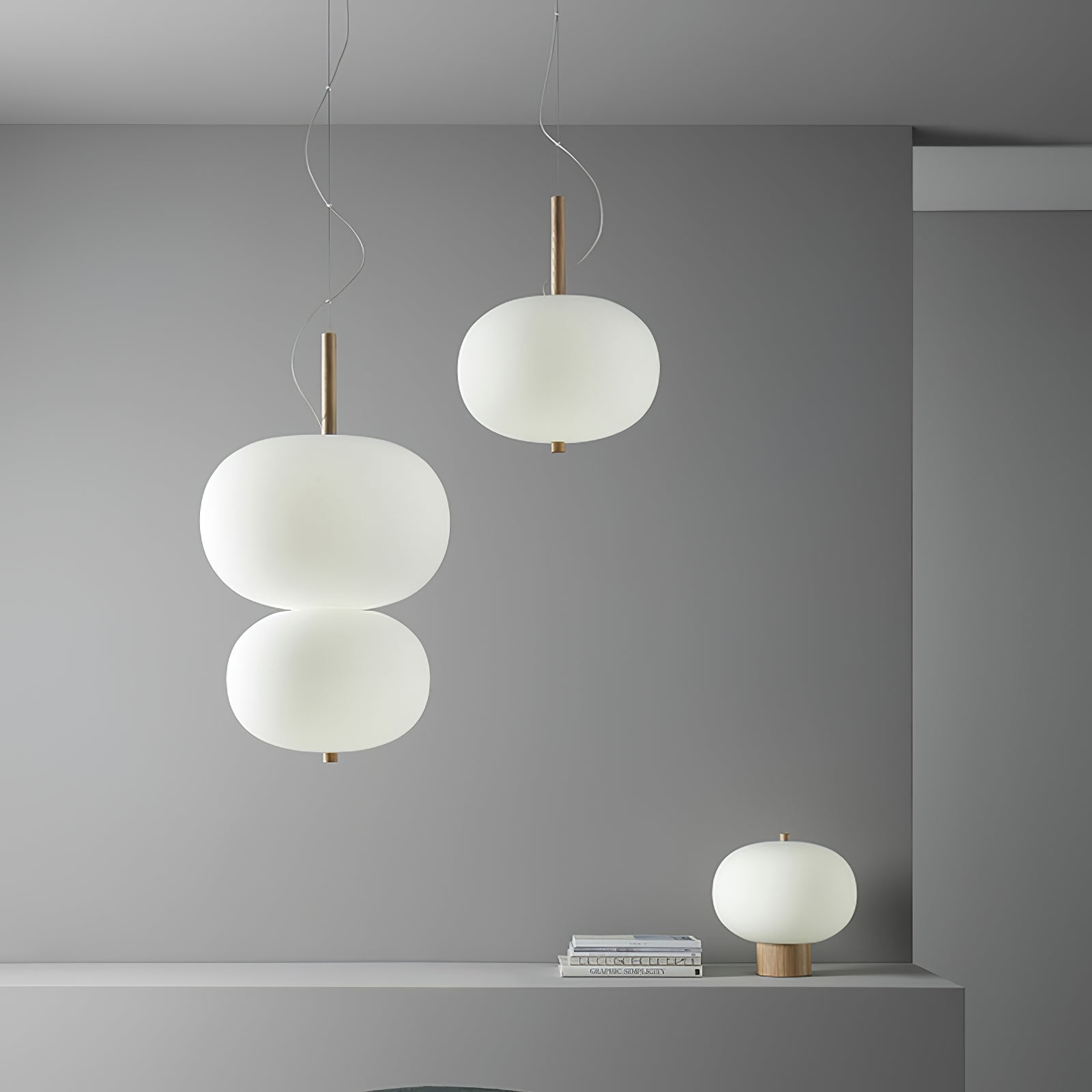 Duality Modern Glass Pendant Light - Letslighting