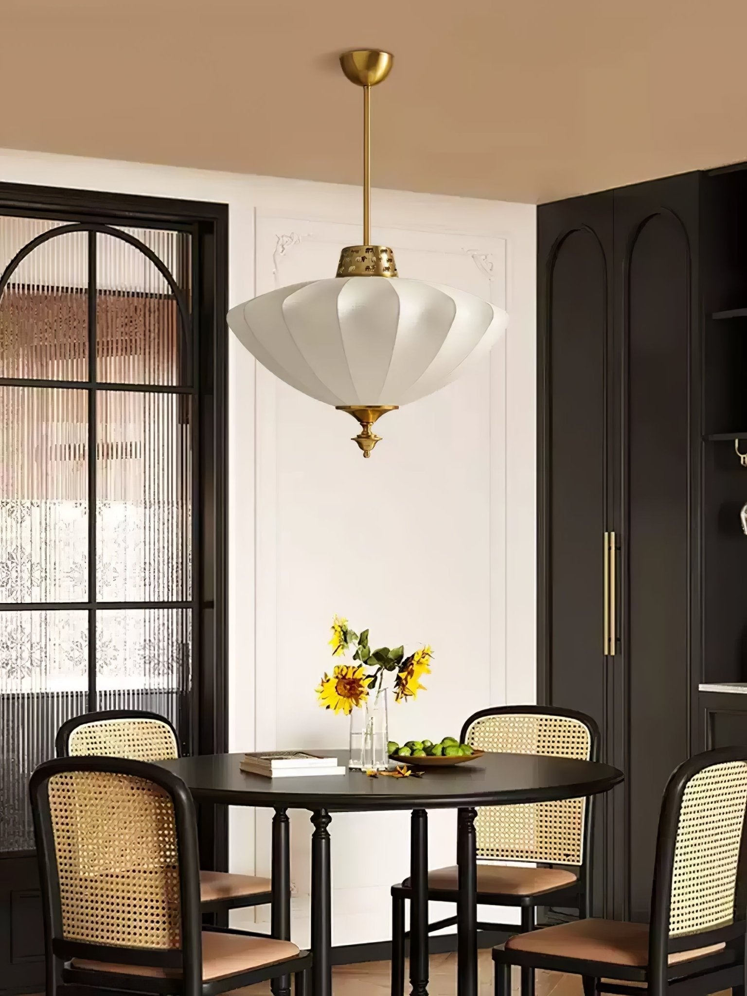 Ortalara Elegance Vintage Bloom Silk Pendant Lamp - Letslighting