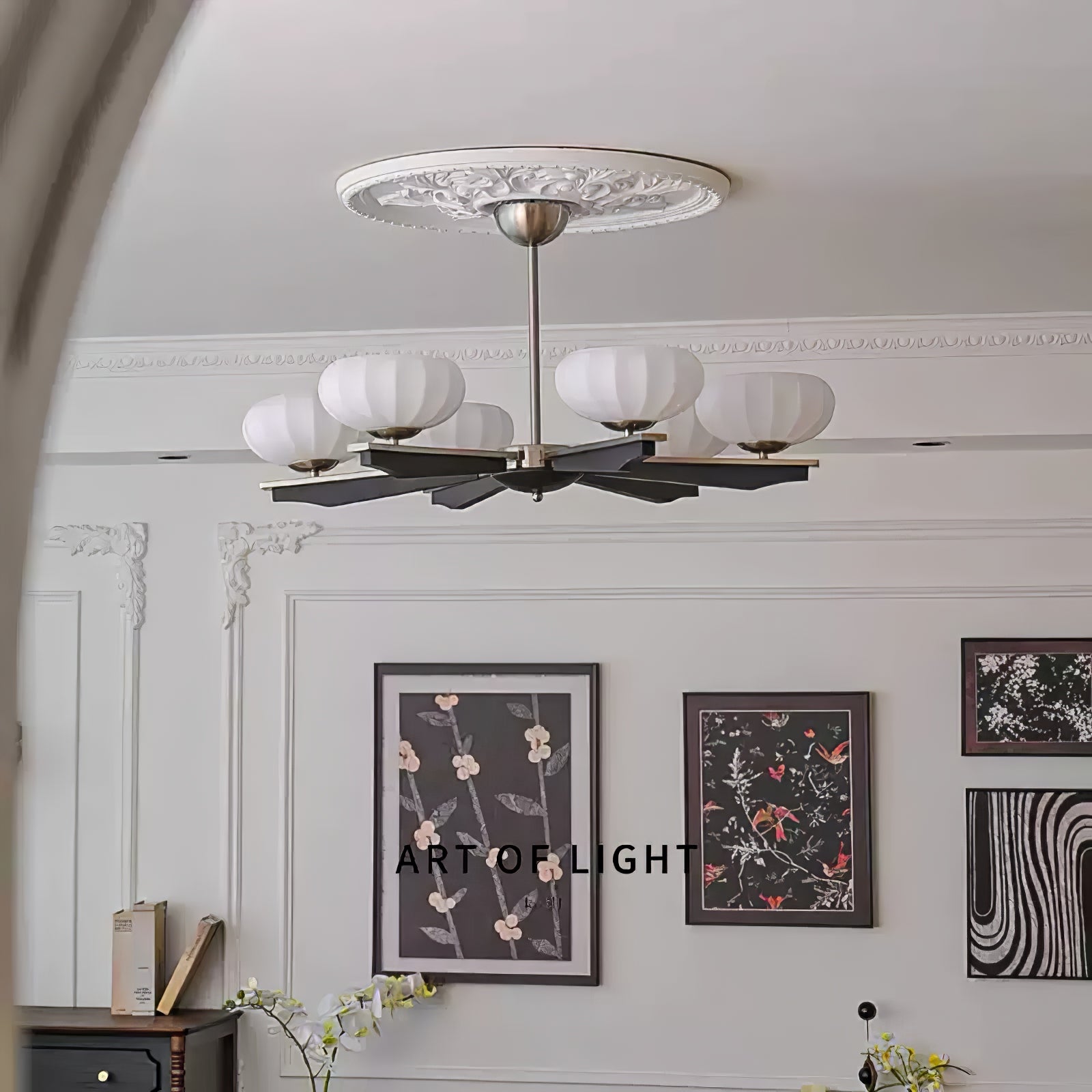 Uzoror Traditional Elegance Vintage Wood Chandelier - Letslighting