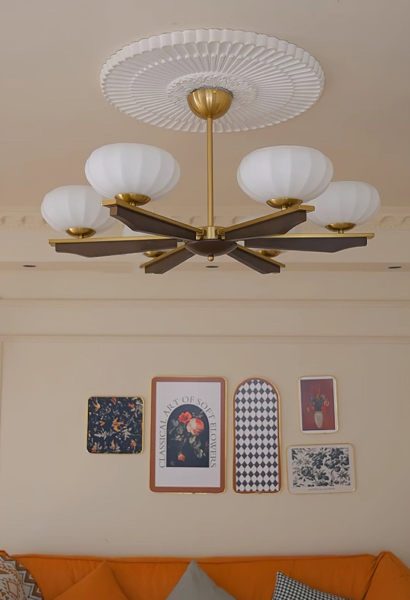 Uzoror Traditional Elegance Vintage Wood Chandelier - Letslighting