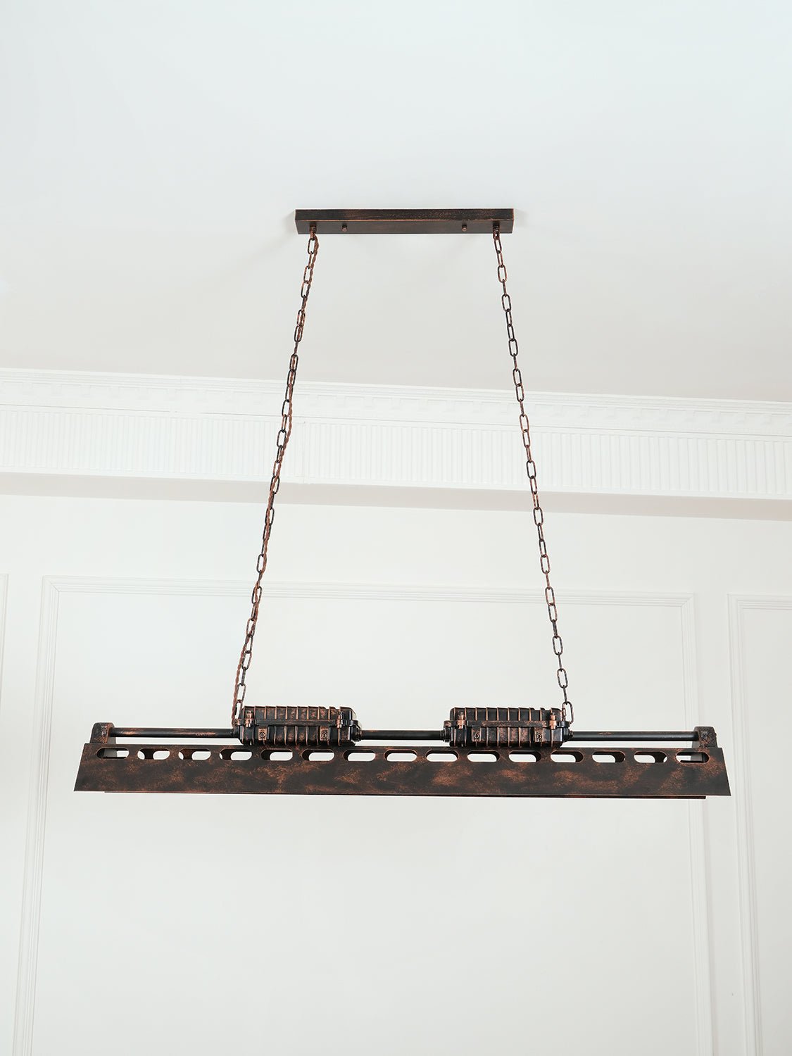 Lustra Chandelier Industrial Rectangular Frame - Letslighting