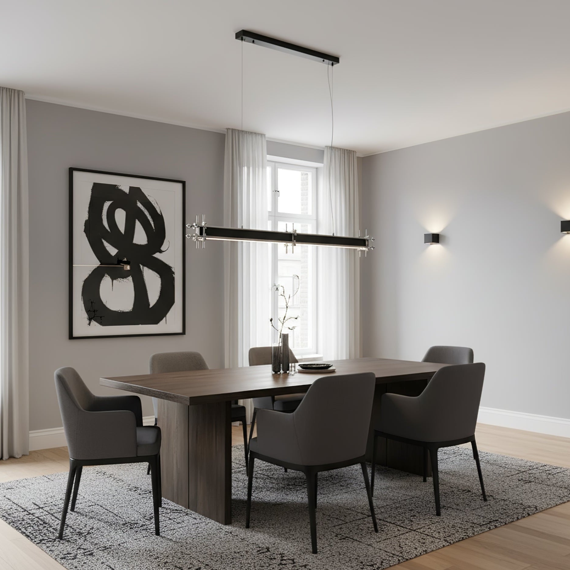 Axis Modern Acrylic Pendant Light