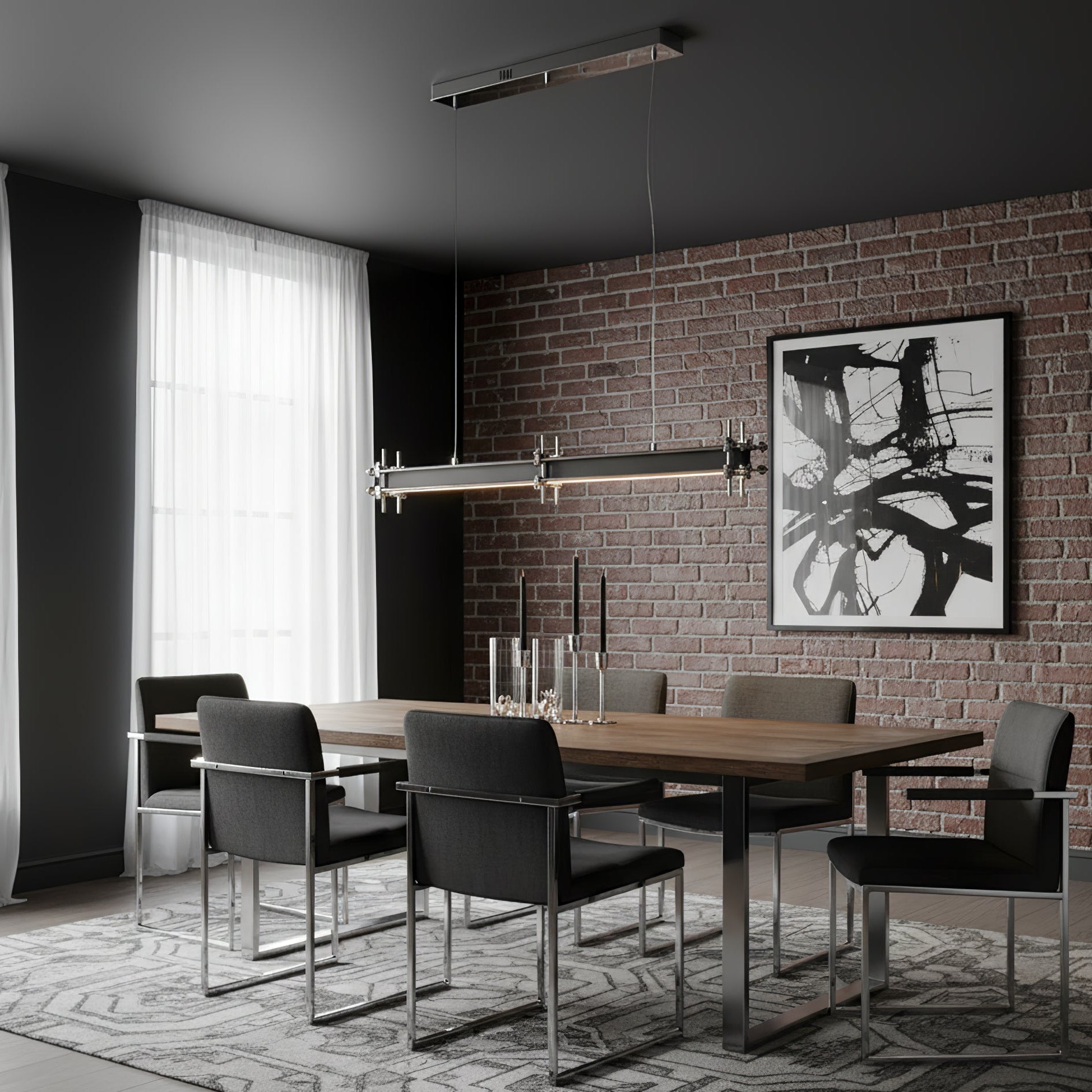 Axis Modern Acrylic Pendant Light