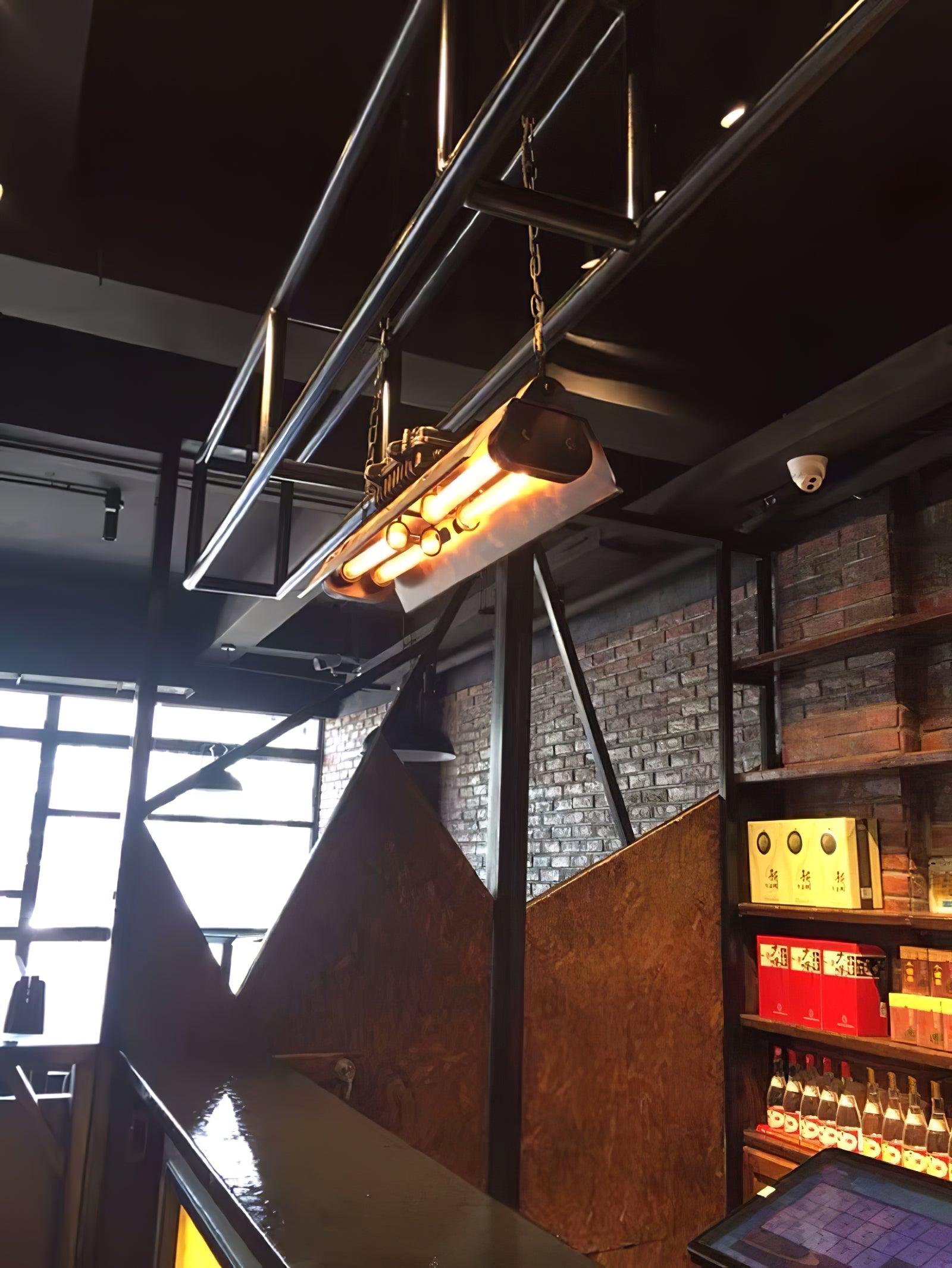Lustra Chandelier Industrial Rectangular Frame - Letslighting