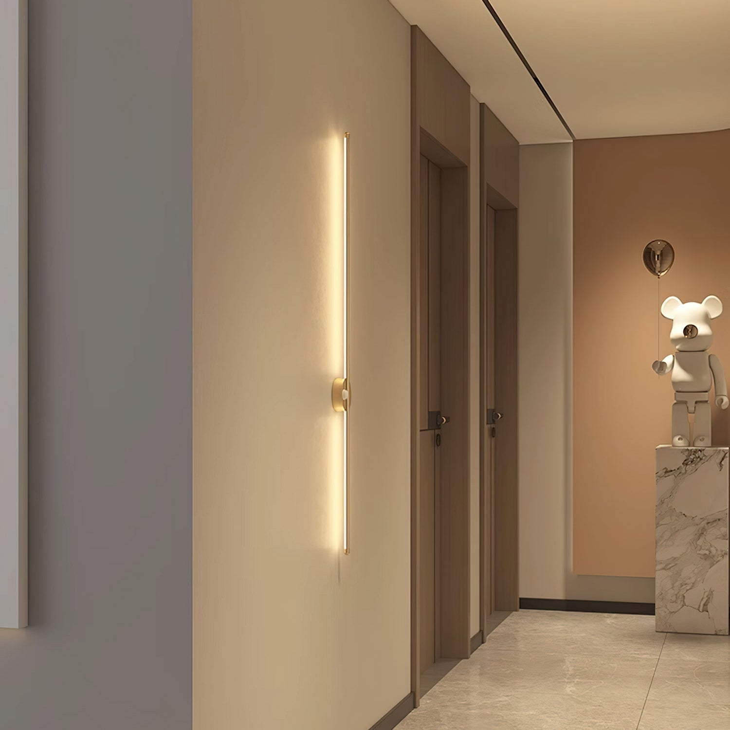 Lustra Wall Lamp Rechargeable Linear Minimalist - Letslighting