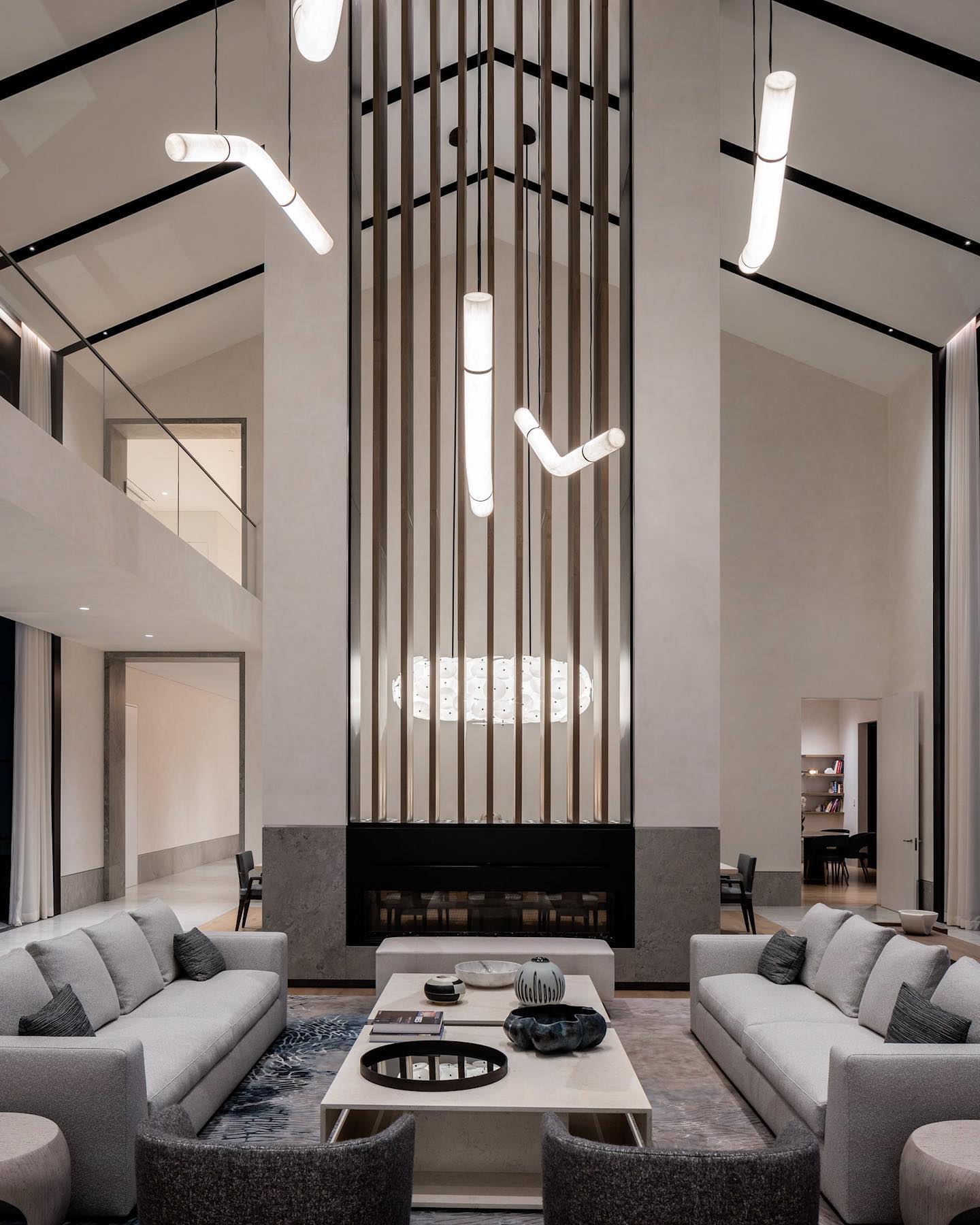 Utalyra Curved Alabaster Pendant Light - Letslighting