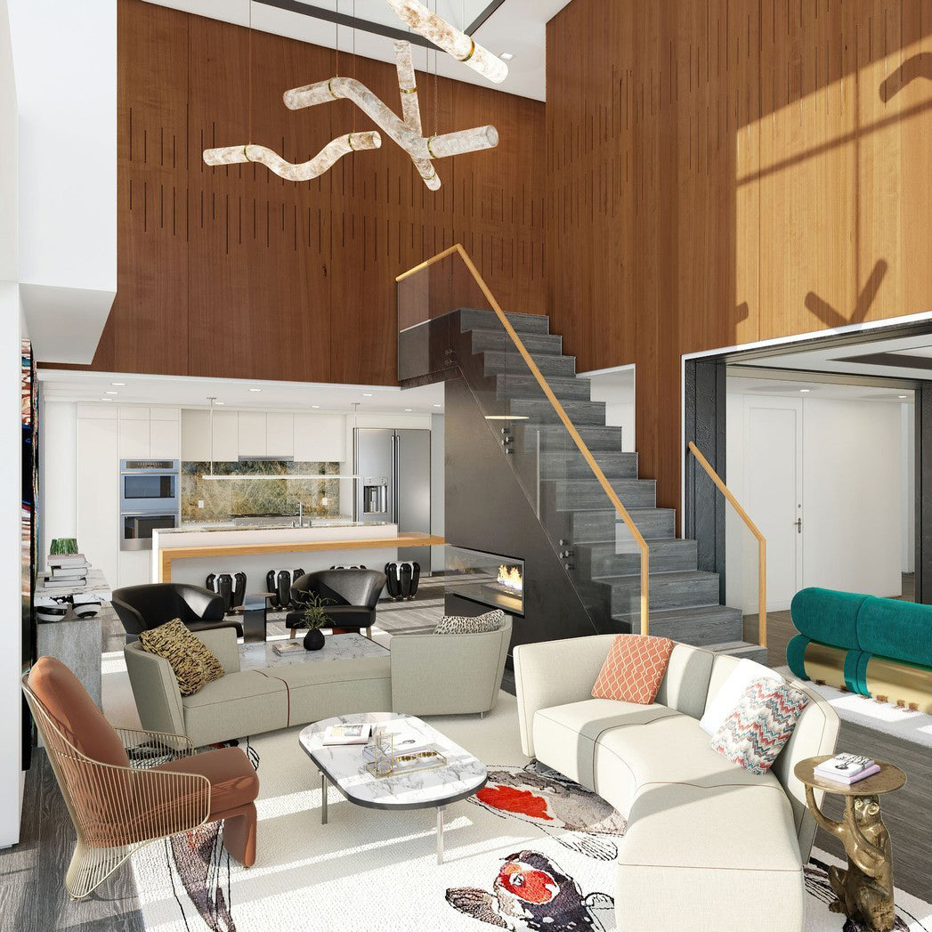 Luste Alabaster Closed-loop Pendant Light Chandelier - Letslighting