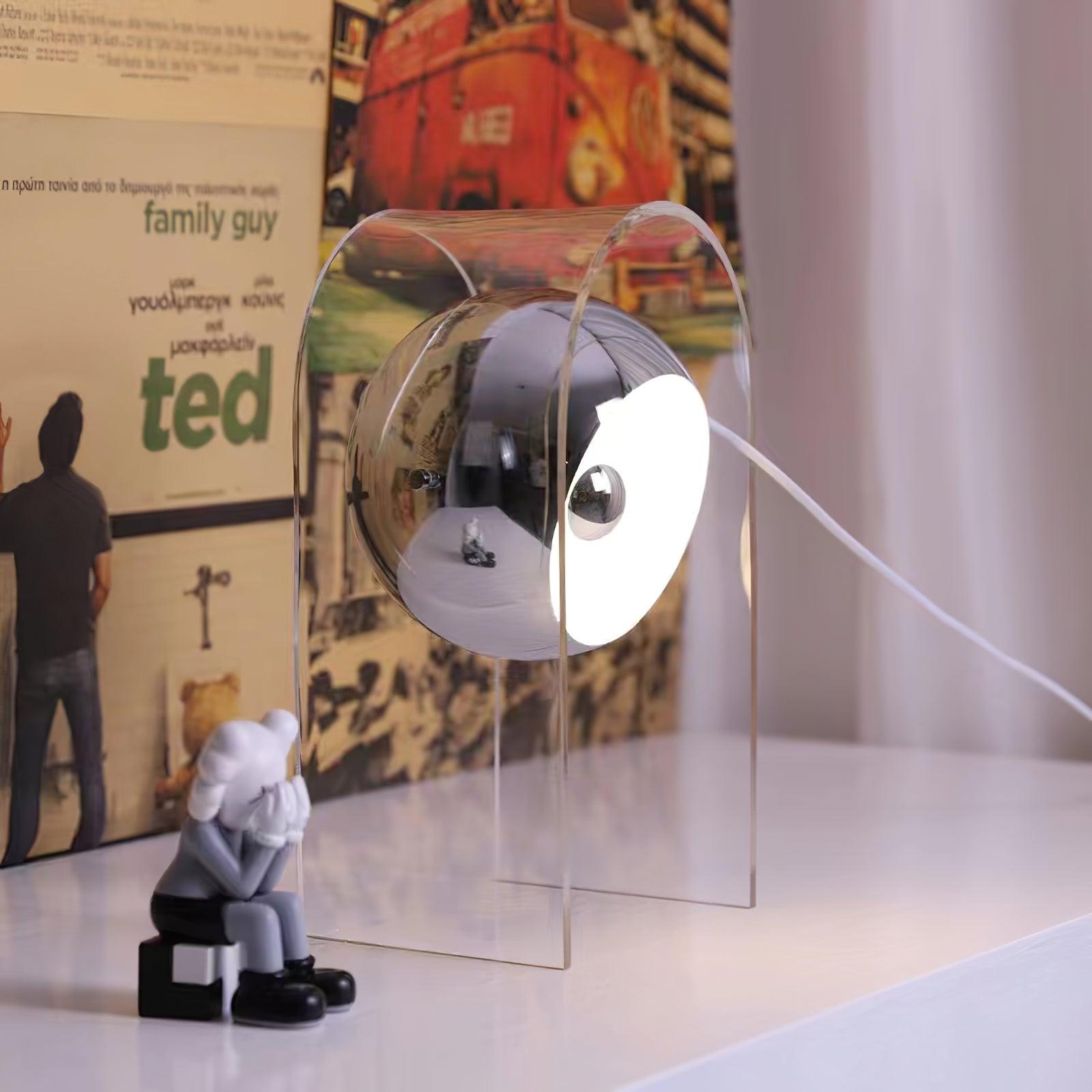 Tynza Steel Futuristic Table Lamp - Letslighting