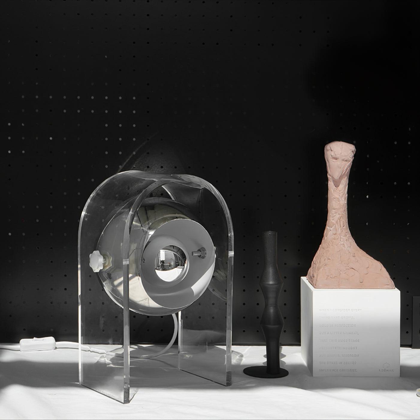 Tynza Steel Futuristic Table Lamp - Letslighting