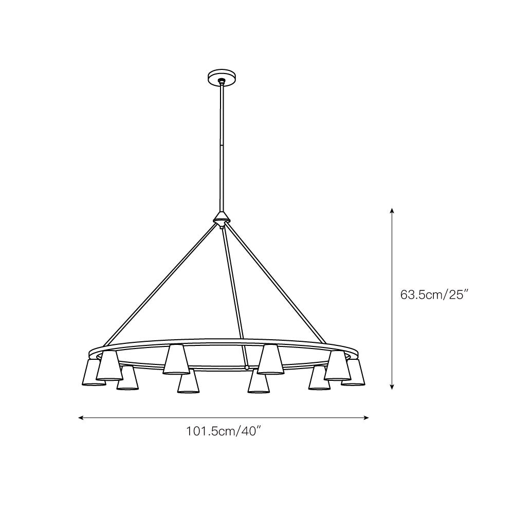Ilaeiel Premium Elegance Alabaster Chandelier - Letslighting