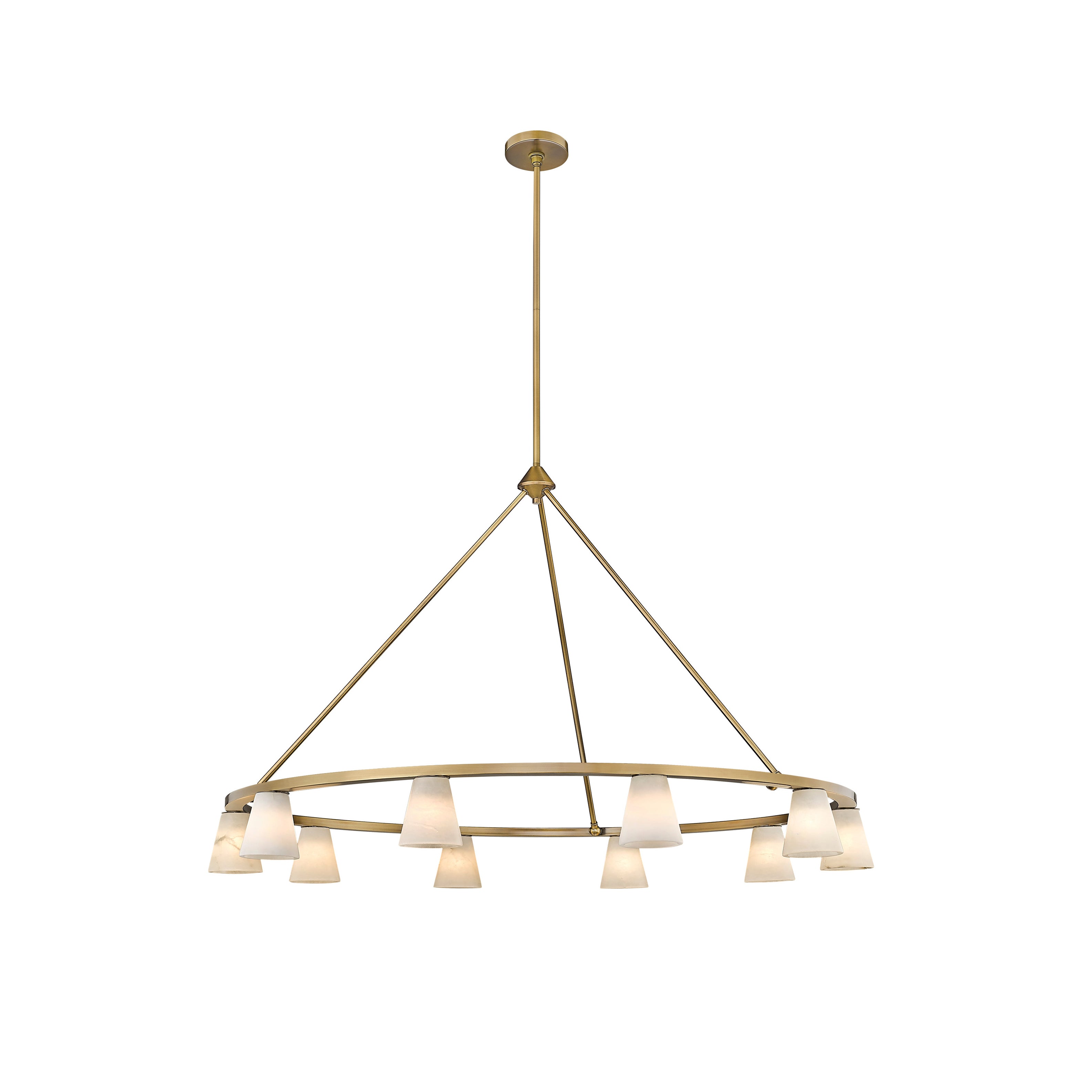 Ilaeiel Premium Elegance Alabaster Chandelier - Letslighting