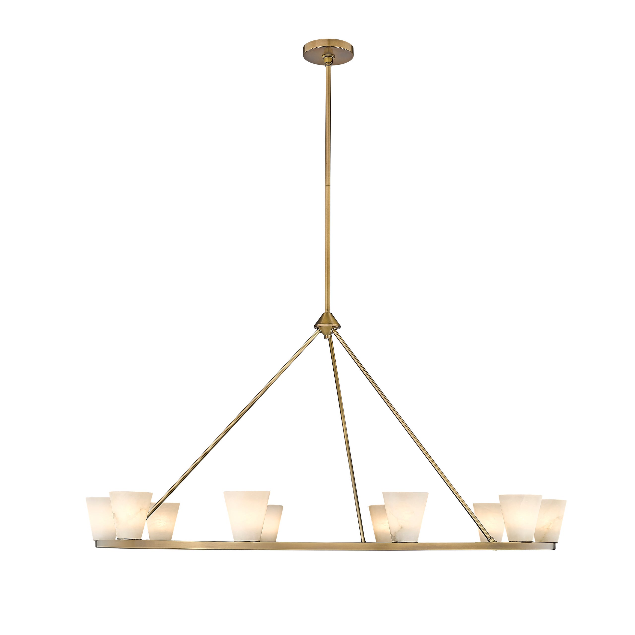 Ilaeiel Premium Elegance Alabaster Chandelier - Letslighting